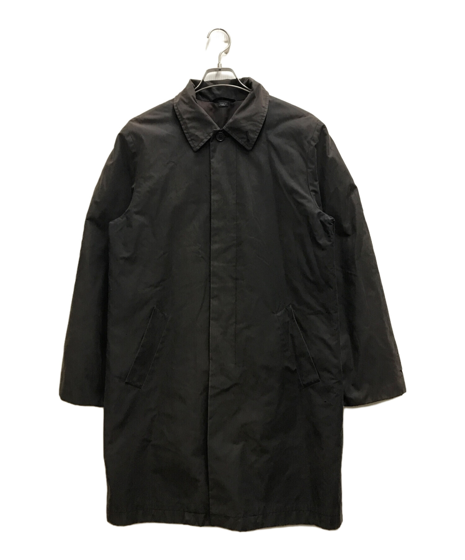HELMUT LANG ブラウン　ステンカラーコート 中古・古着通販】HELMUT LANG (ヘルムートラング) ステンカラーコート