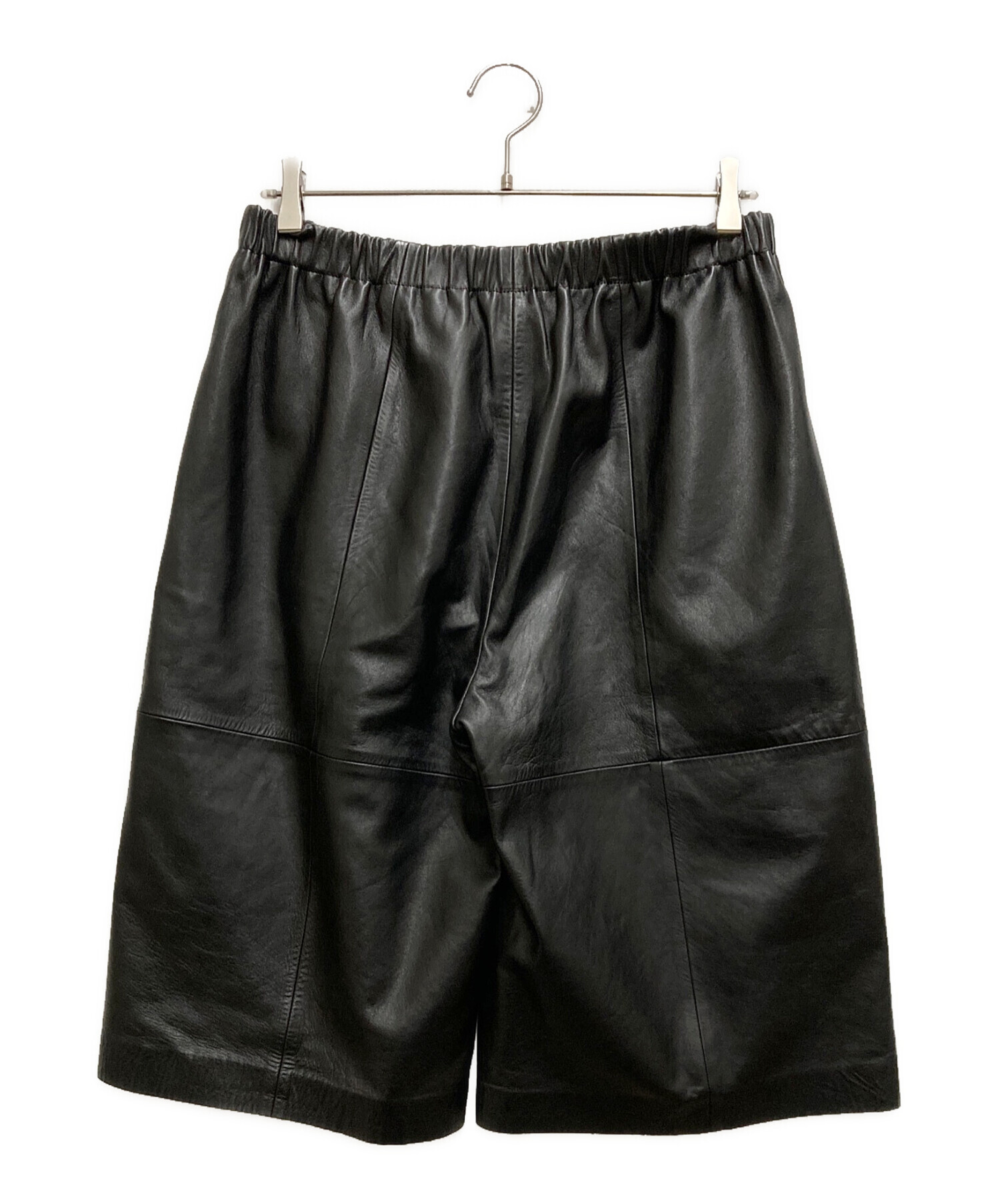 中古・古着通販】BACCA (バッカ) ラムレザー ハーフパンツ ブラック