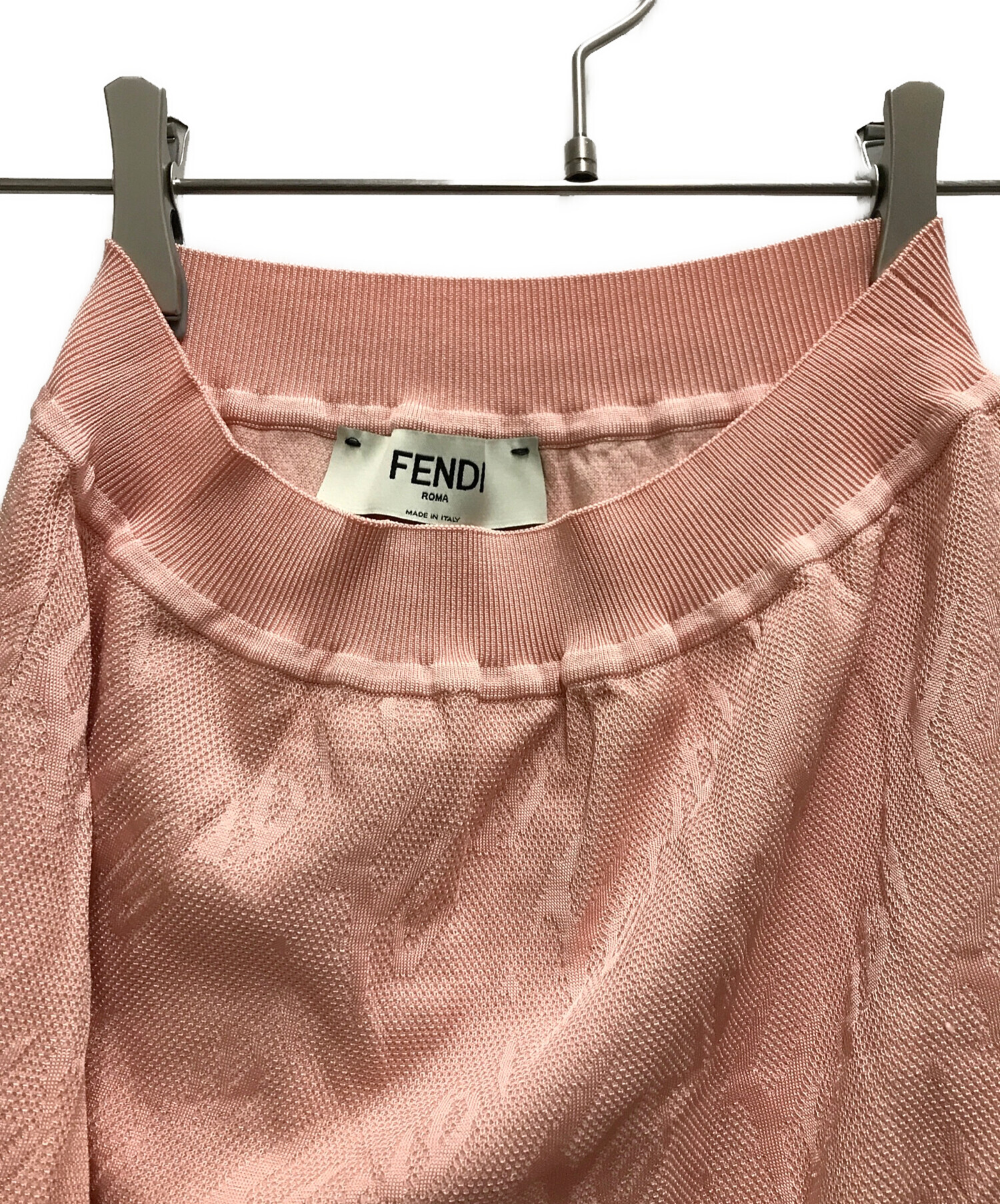 中古・古着通販】FENDI (フェンディ) ロゴジャガードニットスカート
