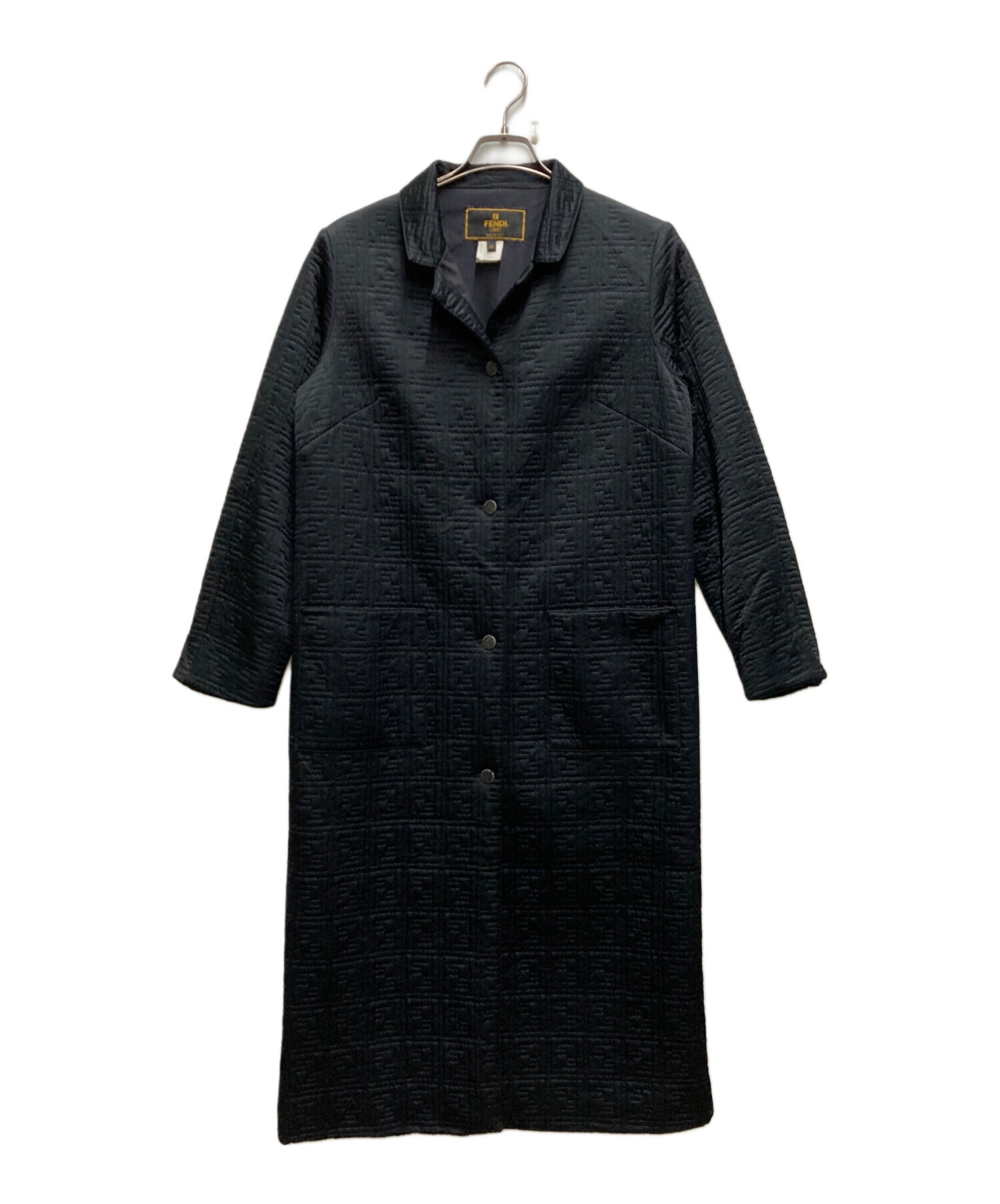 中古・古着通販】FENDI (フェンディ) ズッカ柄キルティングコート