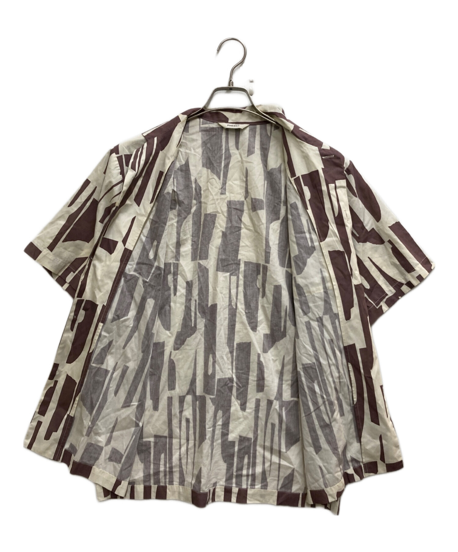 中古・古着通販】PHEENY (フィーニー) Print typewriter pajamas shirt 
