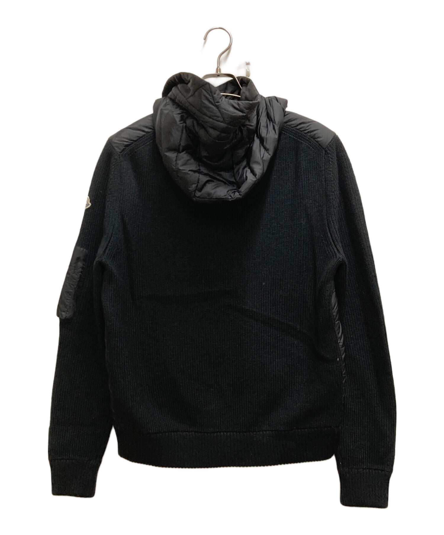 モンクレール　cardigan toricot サイズS メンズ　ブラック 中古・古着通販】MONCLER (モンクレール) CARDIGAN TRICOT ブラック