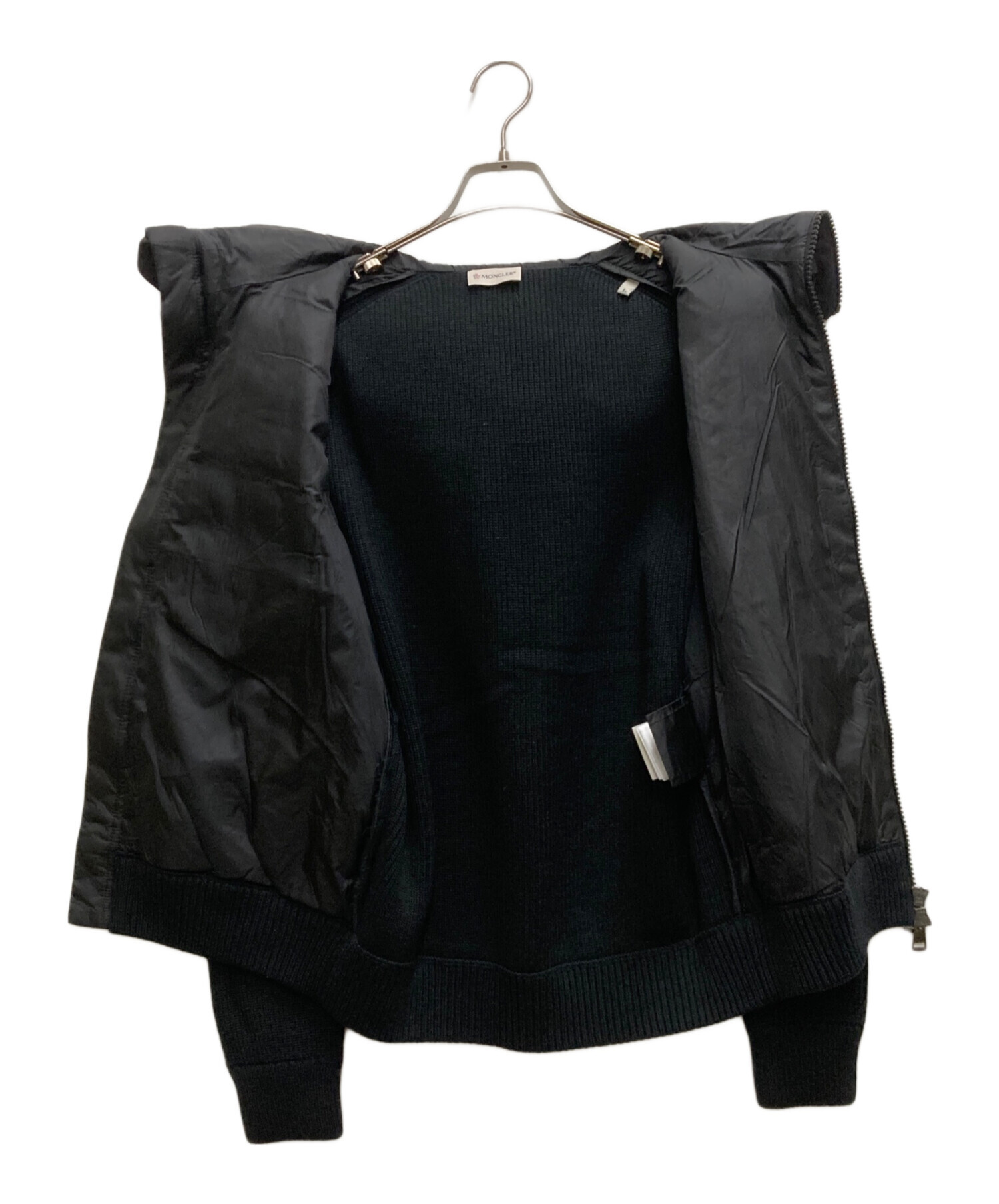 中古・古着通販】MONCLER (モンクレール) CARDIGAN TRICOT ブラック