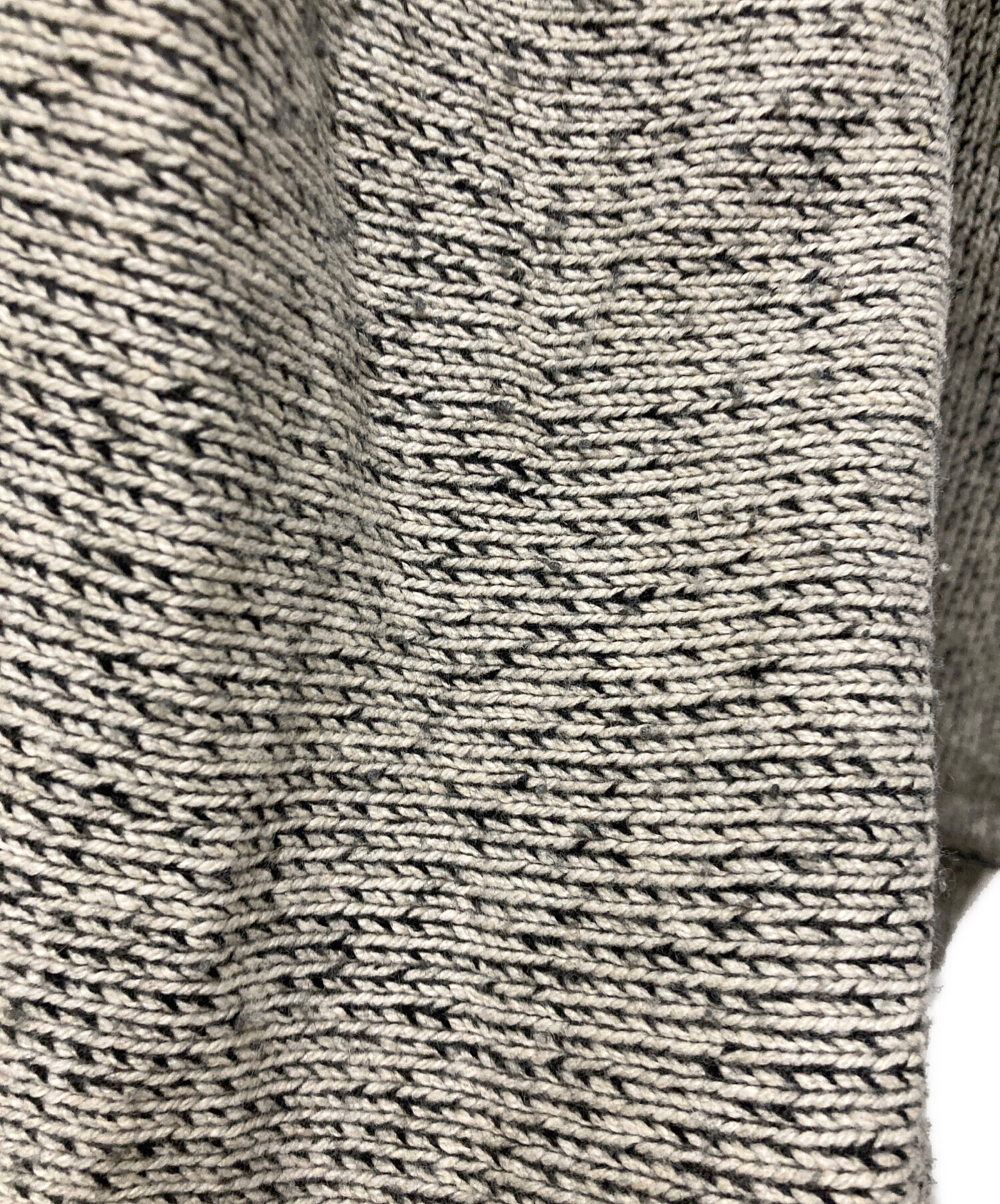 中古・古着通販】UNUSED (アンユーズド) Wool knit cardigan グレー