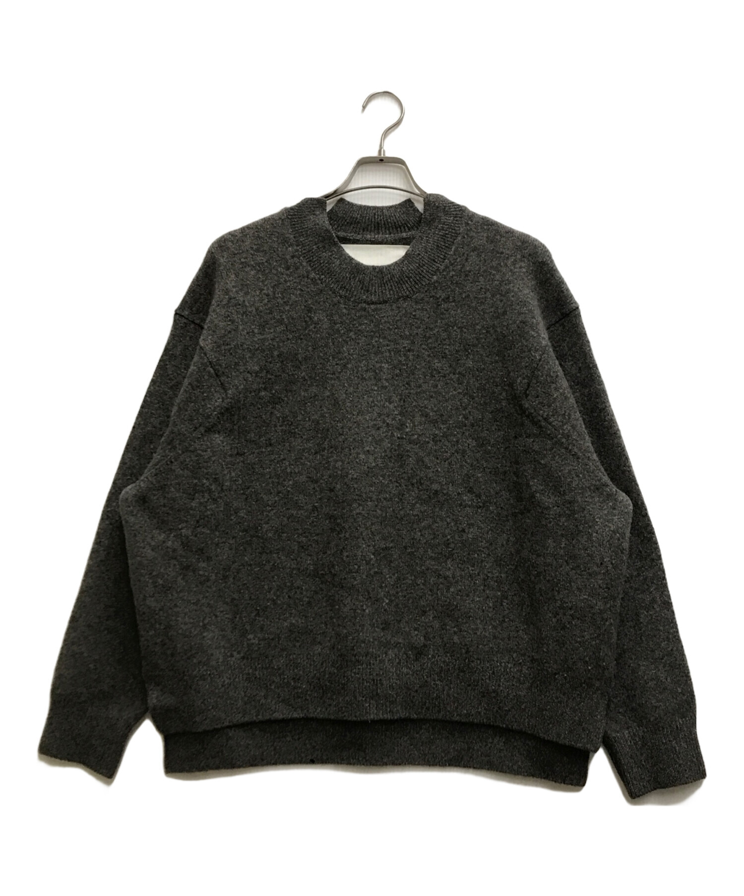 nonnotte Slit Crew Neck Pullover ノノット Black ファッション