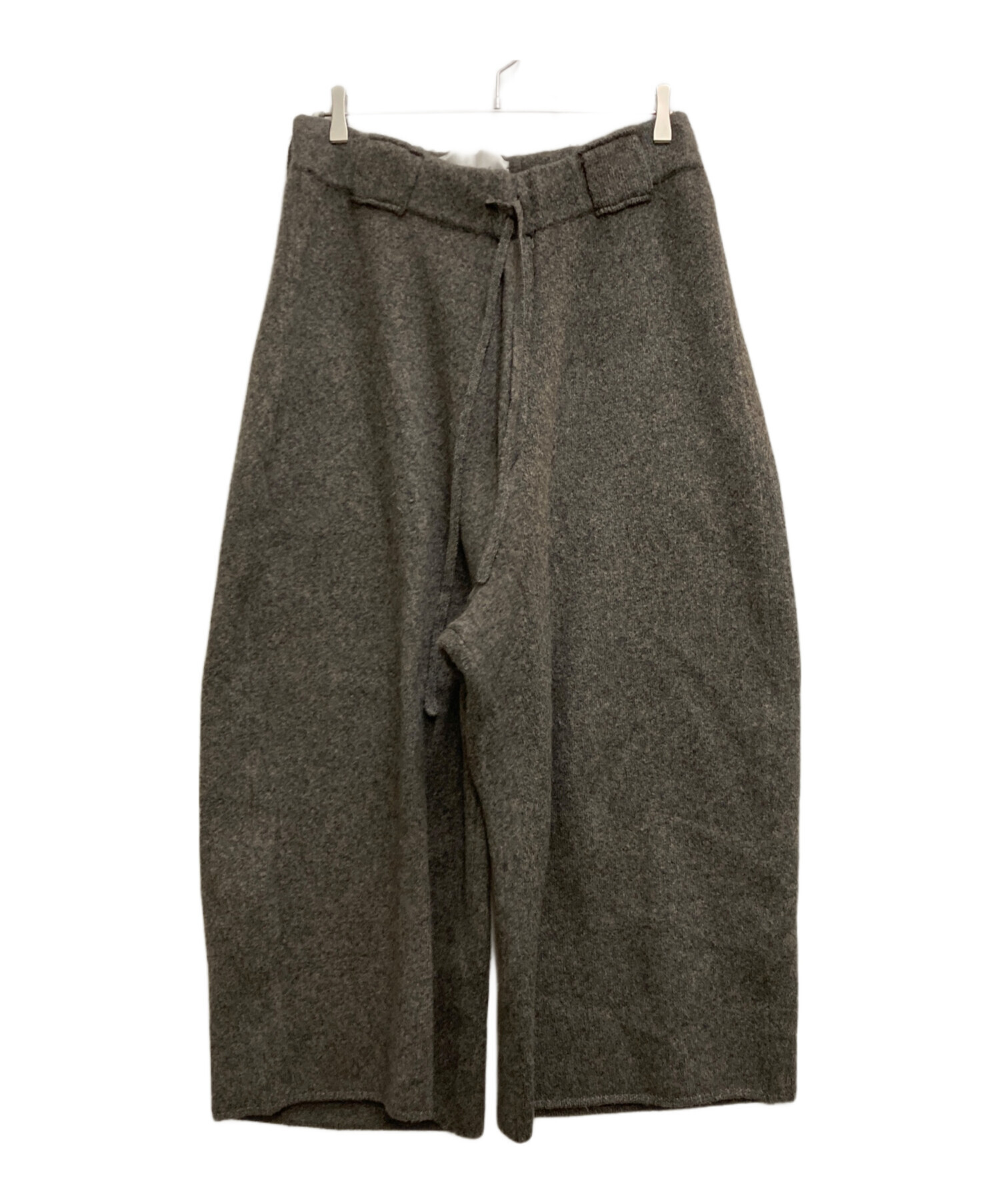 中古・古着通販】nonnotte (ノノット) knit pants extra wide -heavy 
