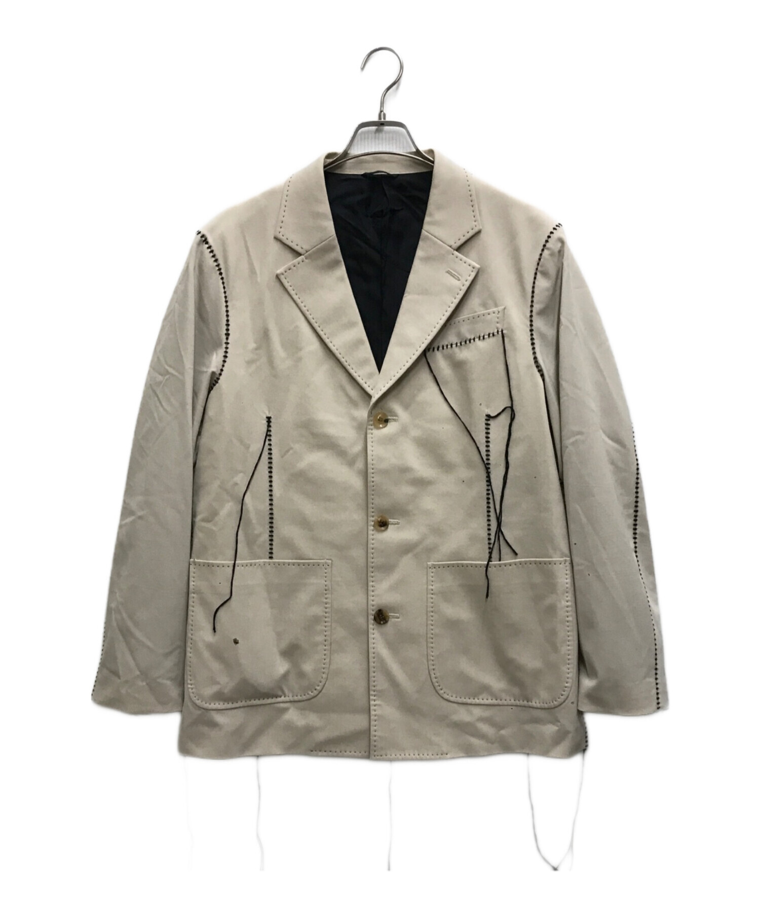 doublet 21SS ビッグステッチジャケット ダブレット 中古・古着通販】doublet (ダブレット) BIG STITCH TAILORED JACKET