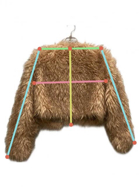 中古・古着通販】THE TOE (ザ・トゥー) LANE FUR COAT ブラウン サイズ