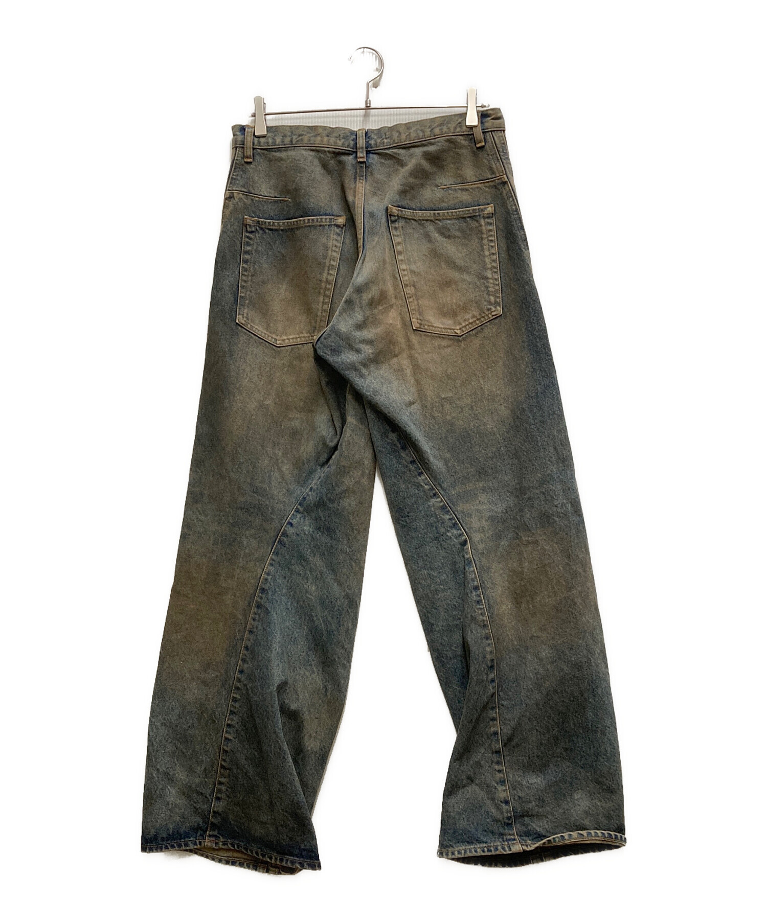 中古・古着通販】NVRFRGT (ネヴァーフォーゲット) 3D Twisted Wide Leg 