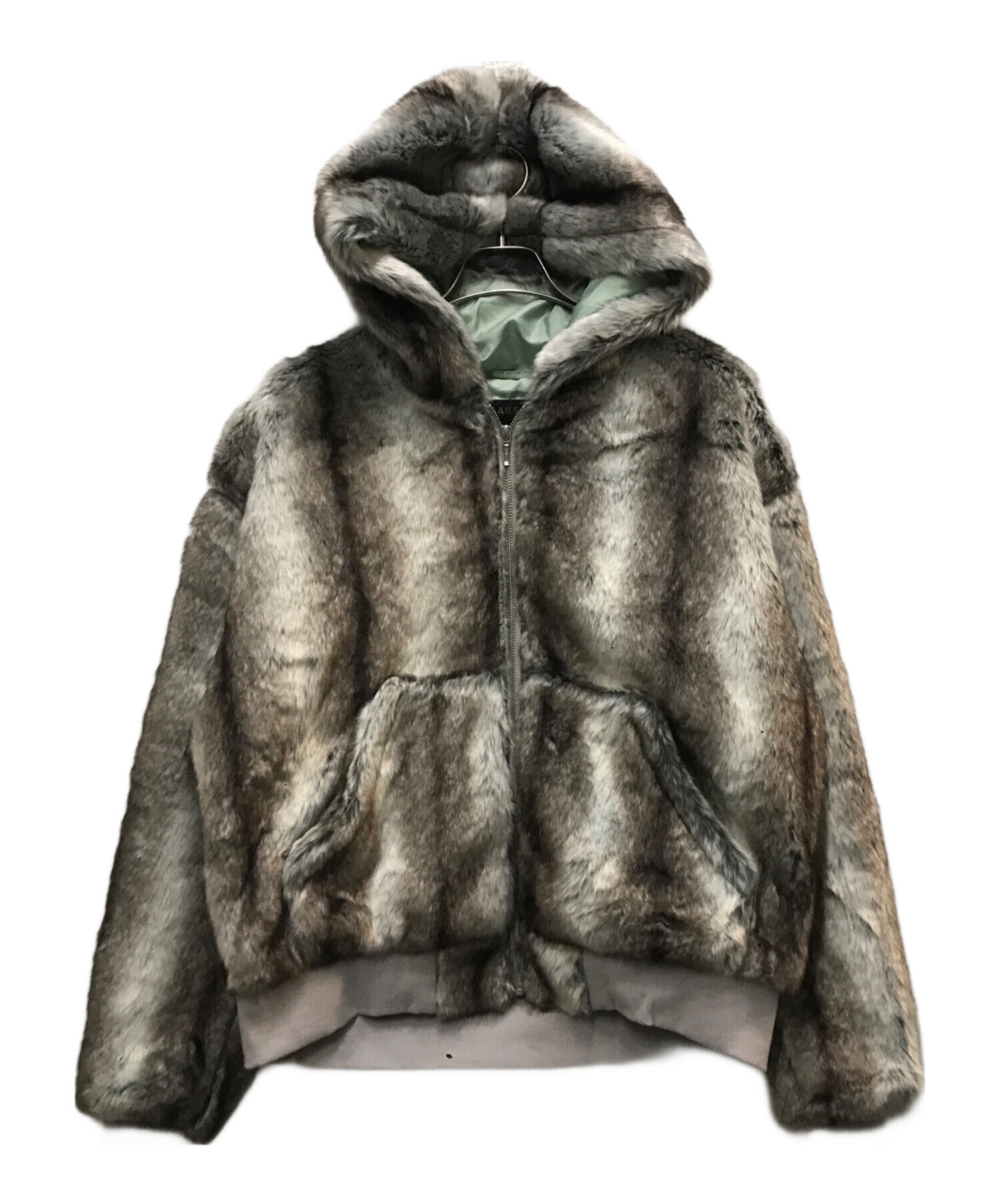 中古・古着通販】FLAGSTUFF (フラグスタフ) FUR ACTIVE PARKA グレー 