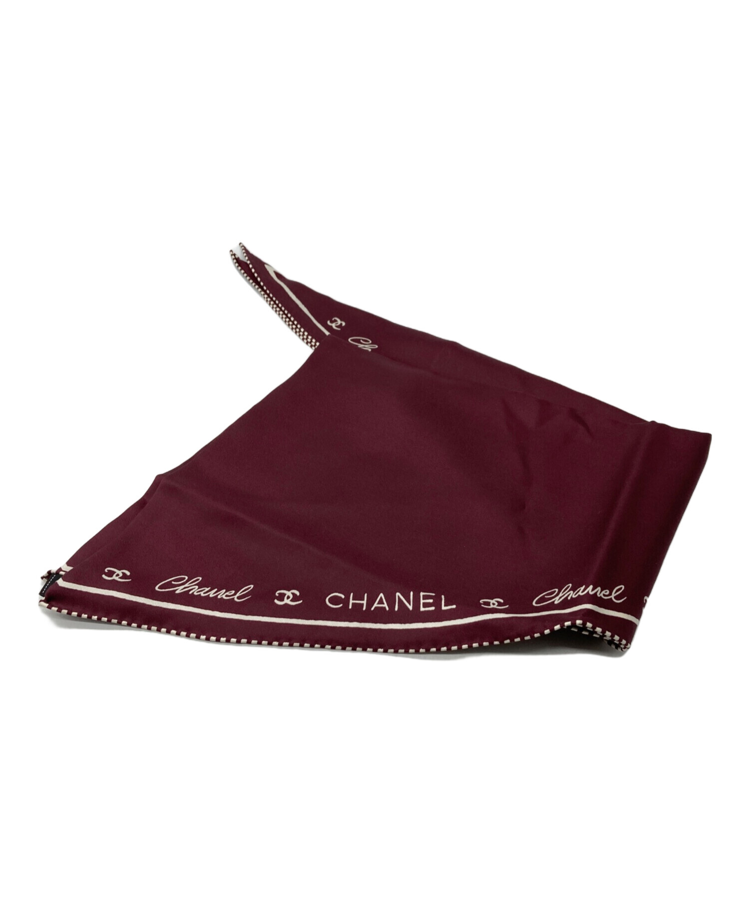 CHANELスカーフ　ブラウン 中古・古着通販】CHANEL (シャネル) スカーフ ブラウン｜ブランド