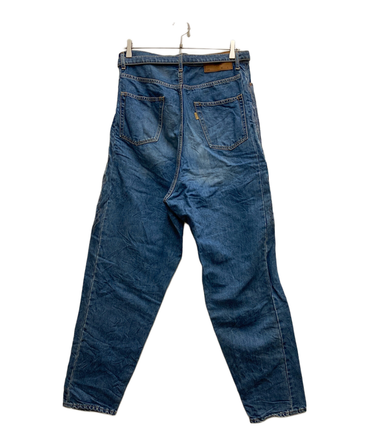 CHAOS EMBROIDERY HEMP DENIM PANTS