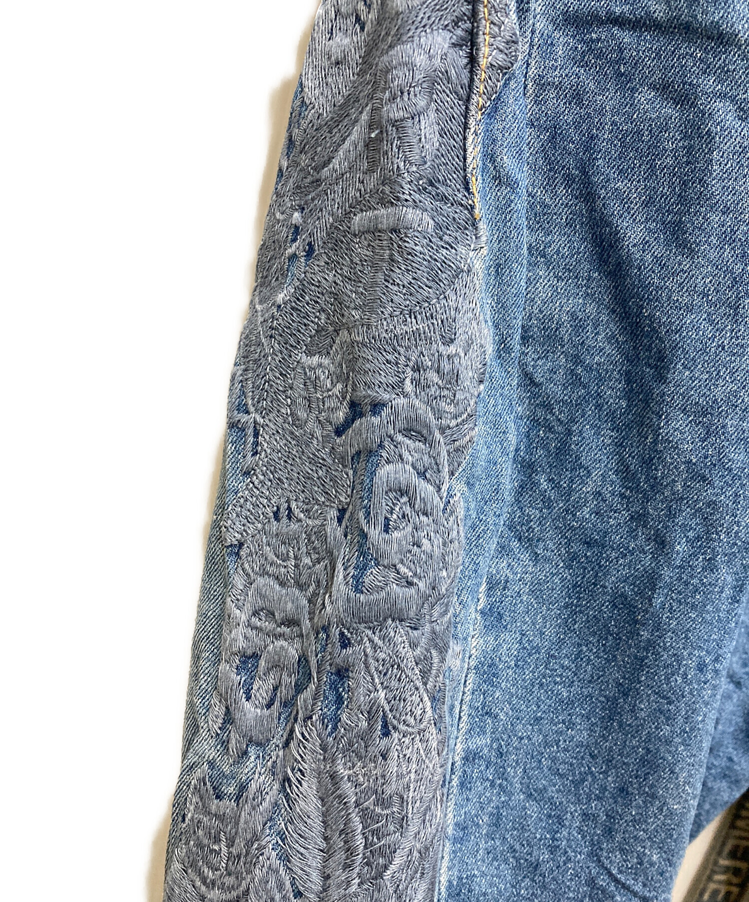 中古・古着通販】doublet (ダブレット) CHAOS EMBROIDERY HEMP DENIM