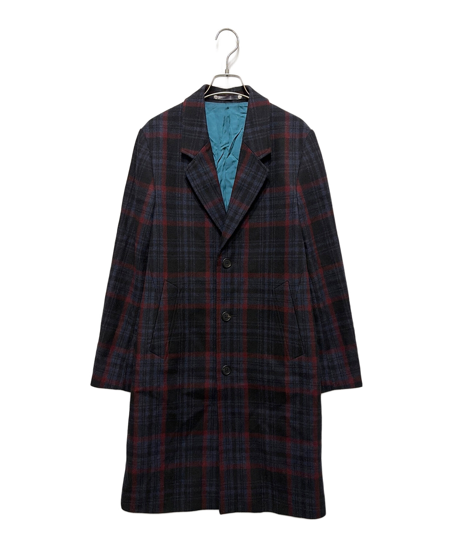 【美品】 ポールスミスコレクション　ウールメルトンピーコート　M 美品】 ポールスミスコレクション ウールメルトンピーコー