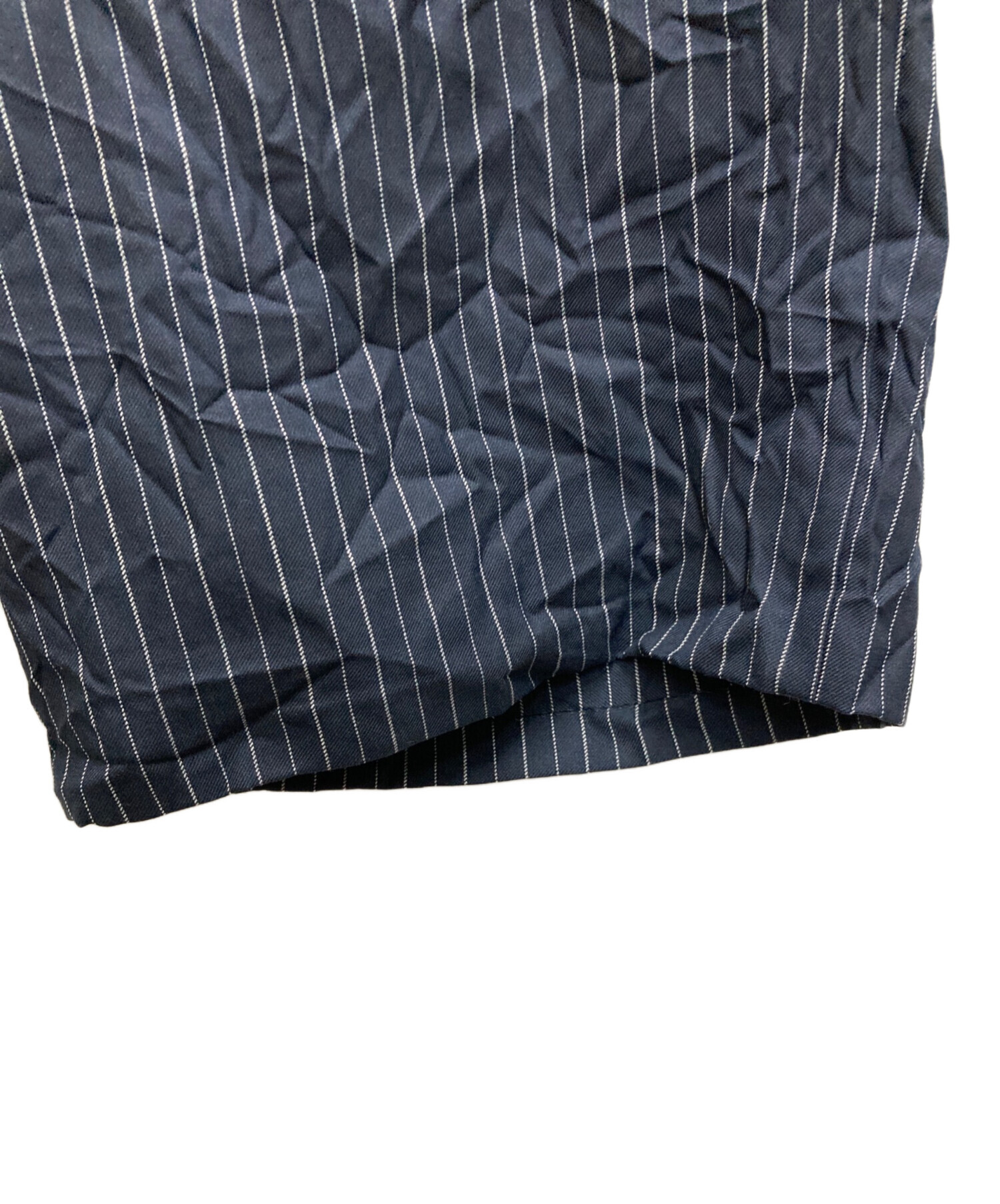 Stussy ネイビー ストライプ ショートパンツ サイズ34 STUSSY ステューシー ハーフパンツ メンズ Stripe Seersucker