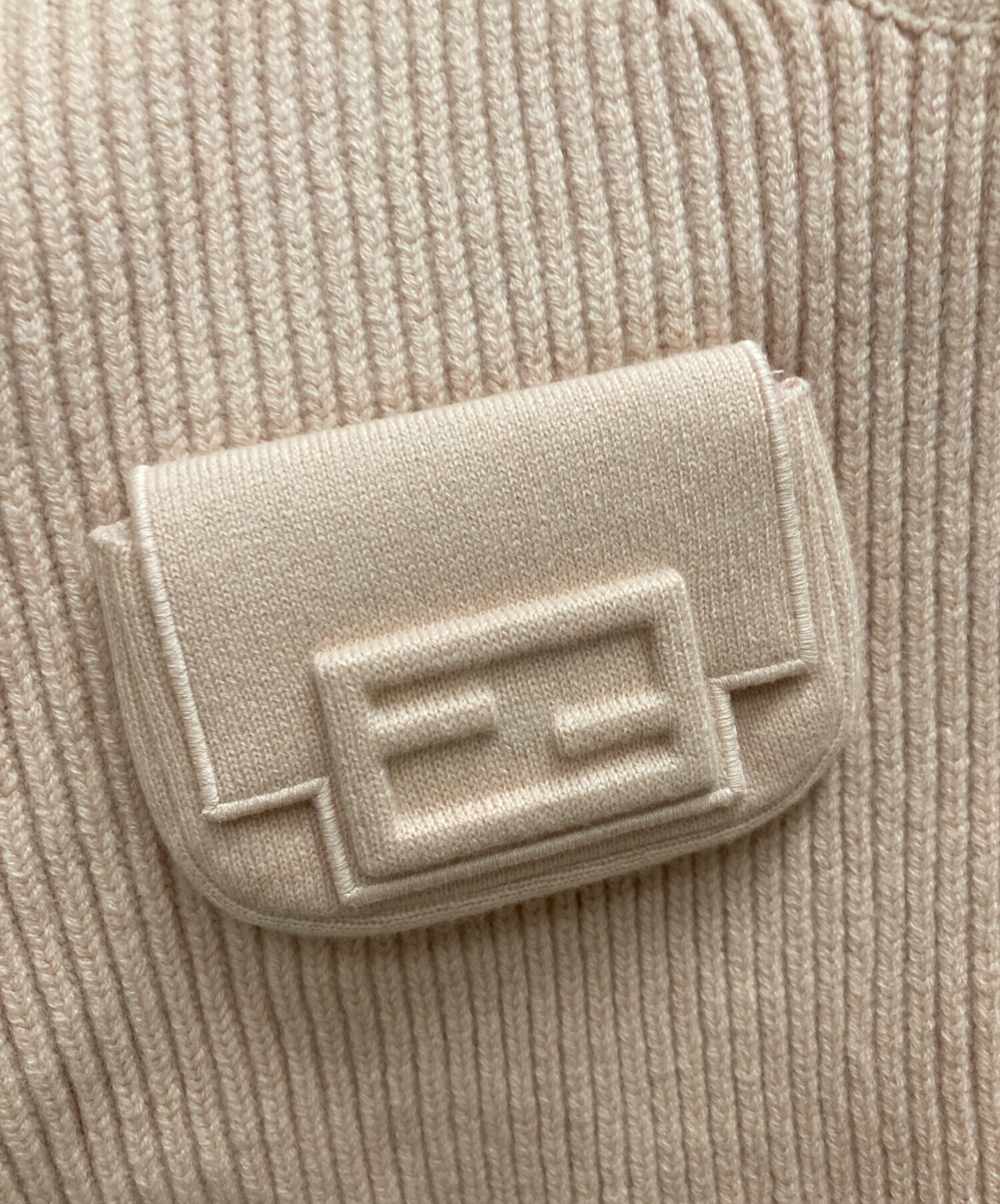 中古・古着通販】FENDI (フェンディ) レイヤードニット ピンク サイズ