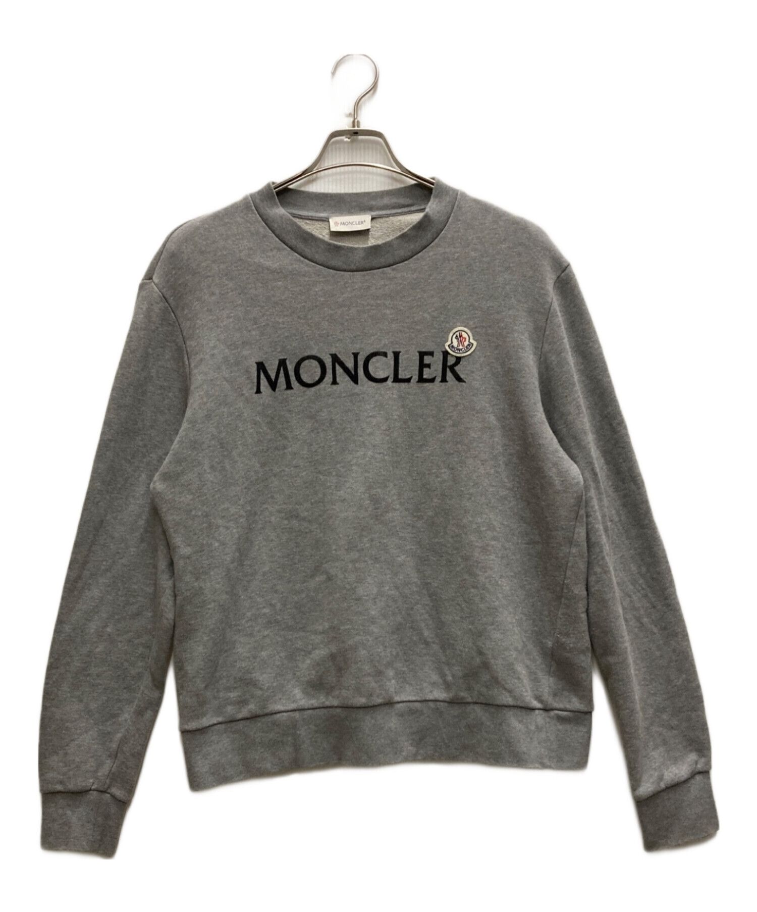 MONCLER グレー ロゴ入り トレーナー MONCLER（トレーナー⁄スウェット 