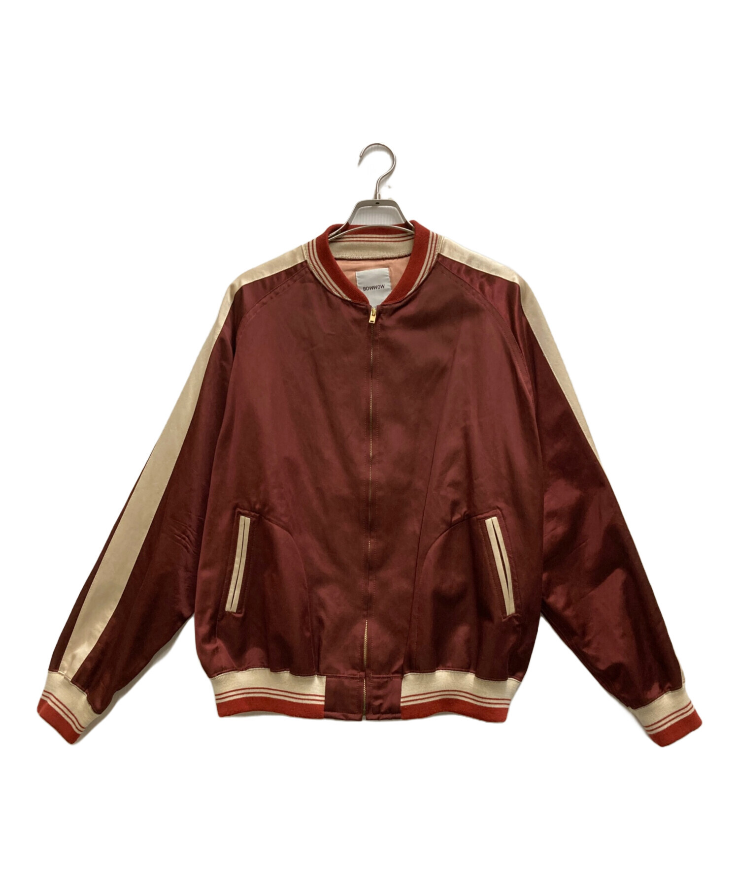 中古・古着通販】BOWWOW (バウワウ) BEATLE MANIA SATIN JACKET レッド 