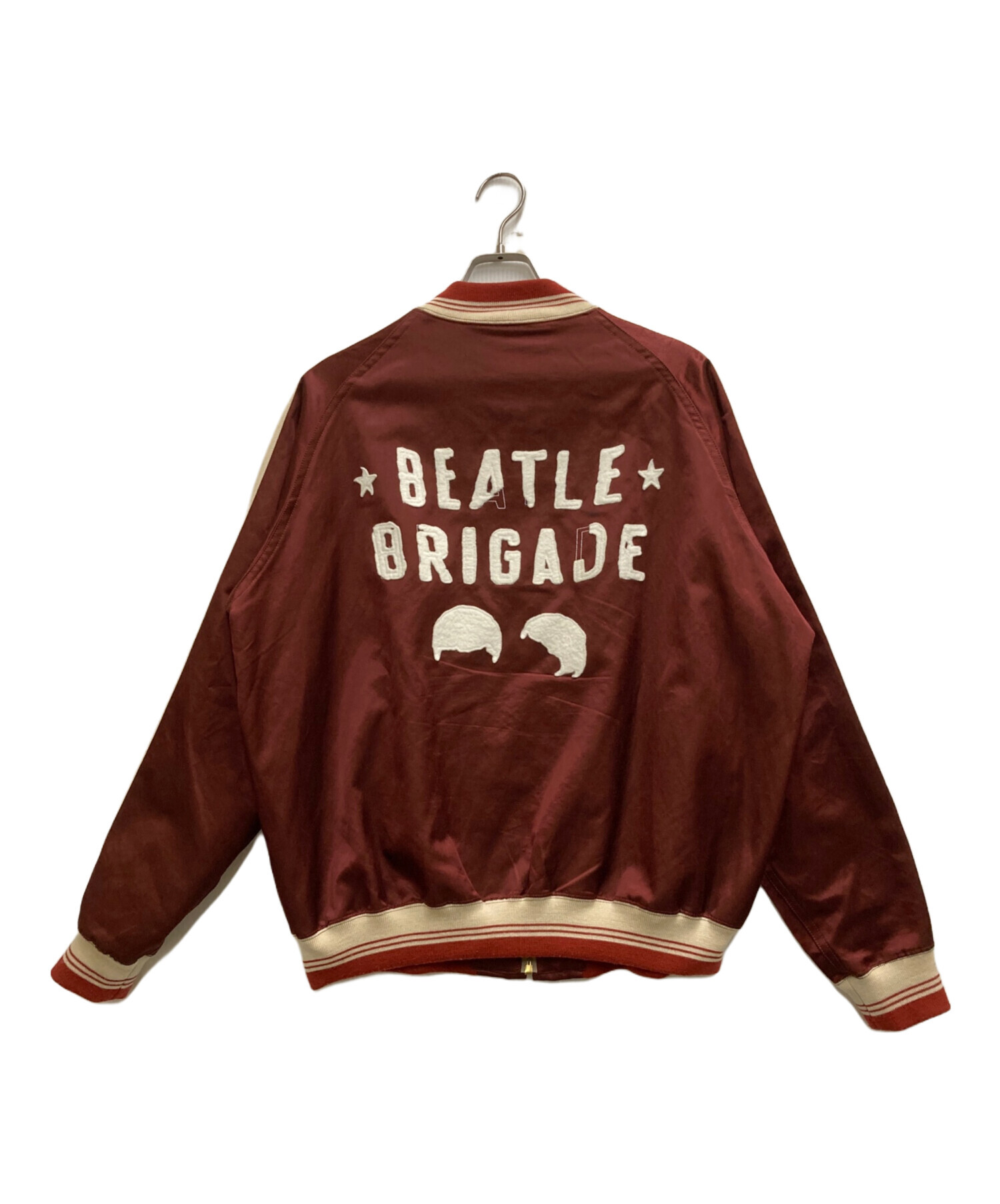 中古・古着通販】BOWWOW (バウワウ) BEATLE MANIA SATIN JACKET レッド 