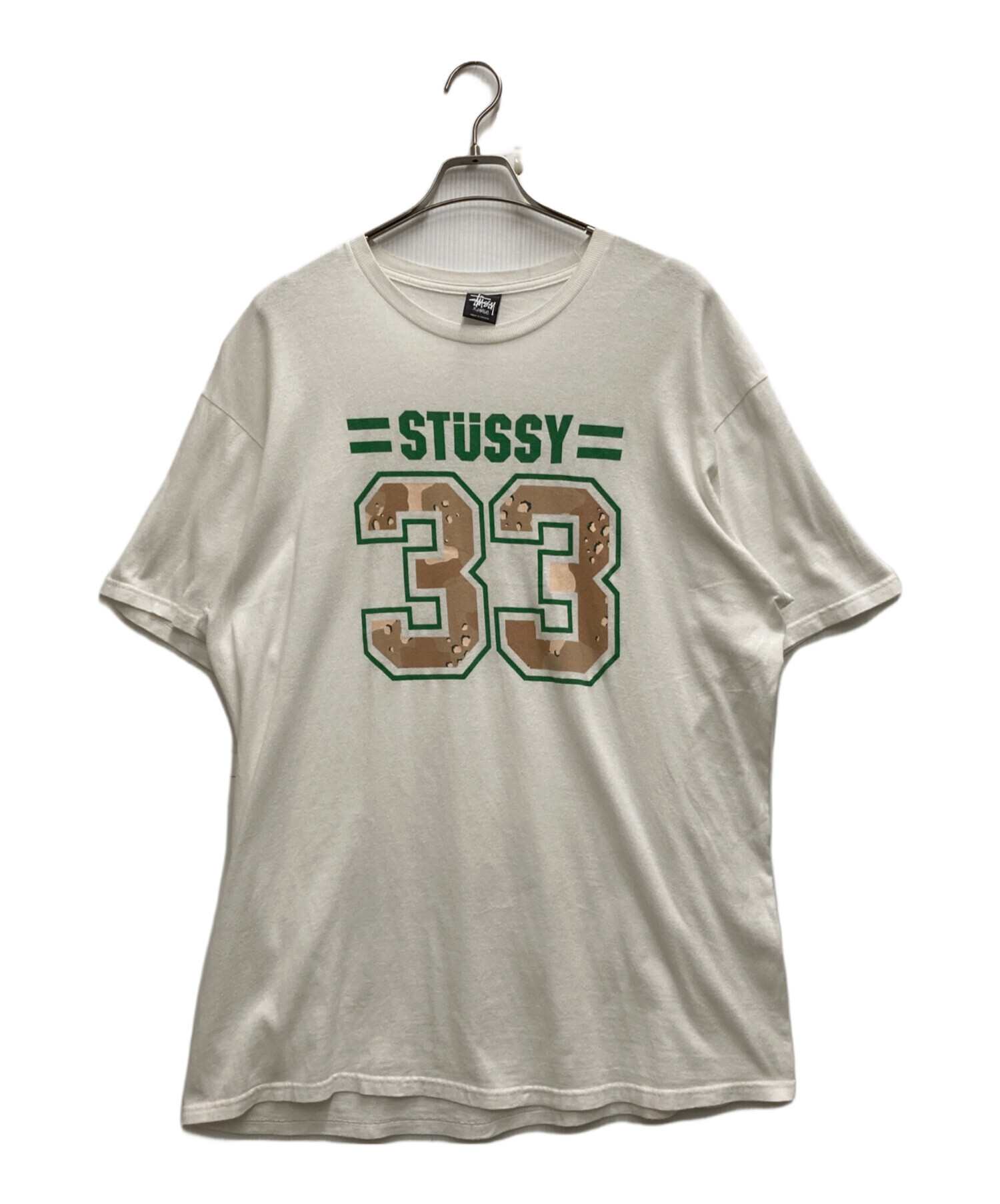 中古・古着通販】stussy (ステューシー) ナンバリングTEE ホワイト 