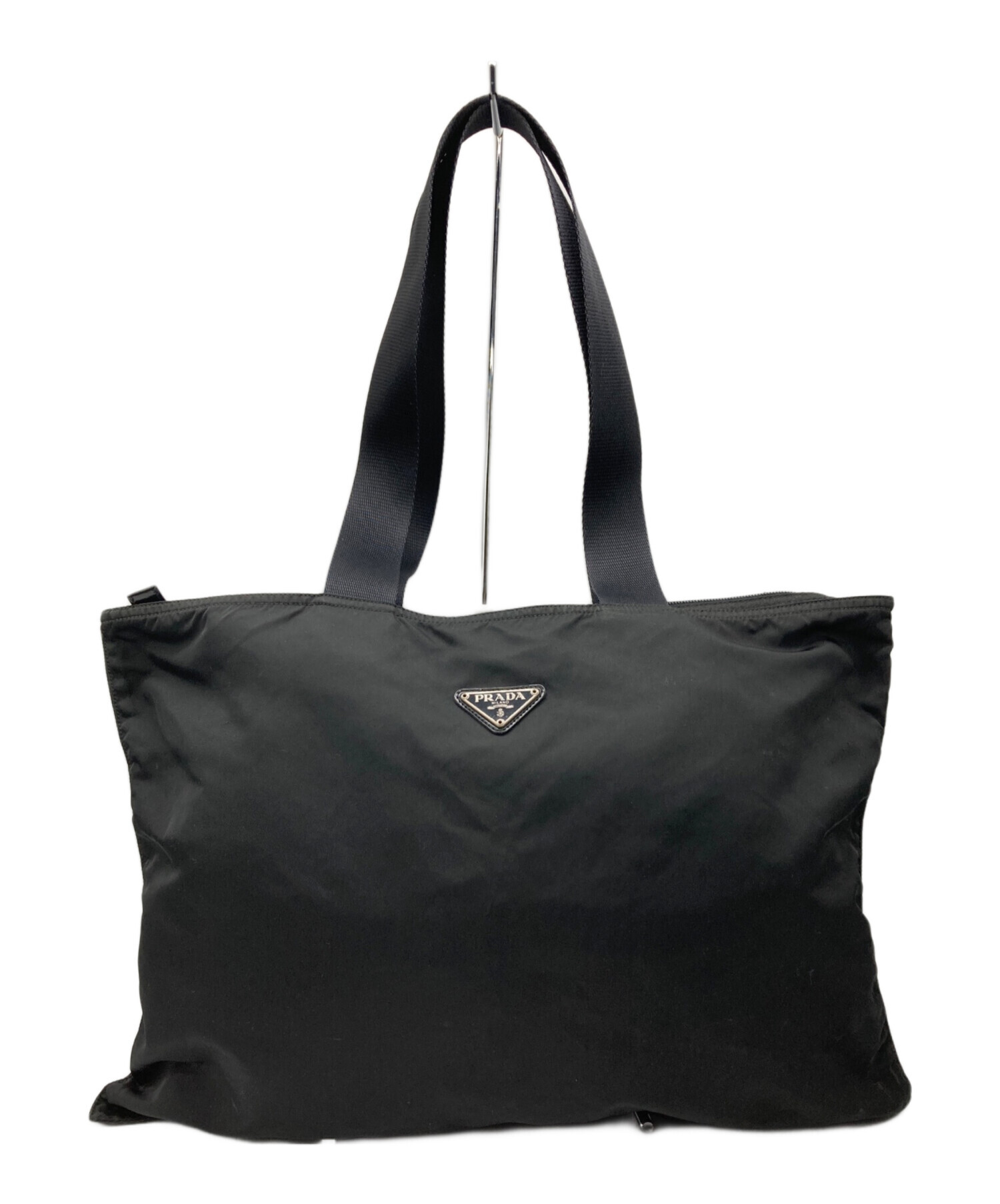 中古・古着通販】PRADA (プラダ) ナイロントートバッグ ブラック 