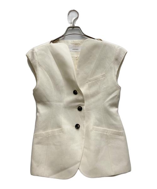 AKIRANAKA アキラナカ♡sesilia linen リネン ジャケット 中古・古着通販】AKIRA NAKA (アキラナカ) Sesilia linen JK WH