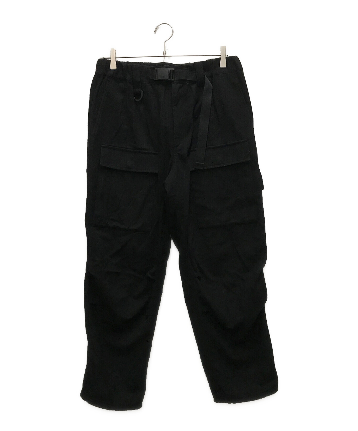 中古・古着通販】Y-3 (ワイスリー) フランネルカーゴパンツ ブラック