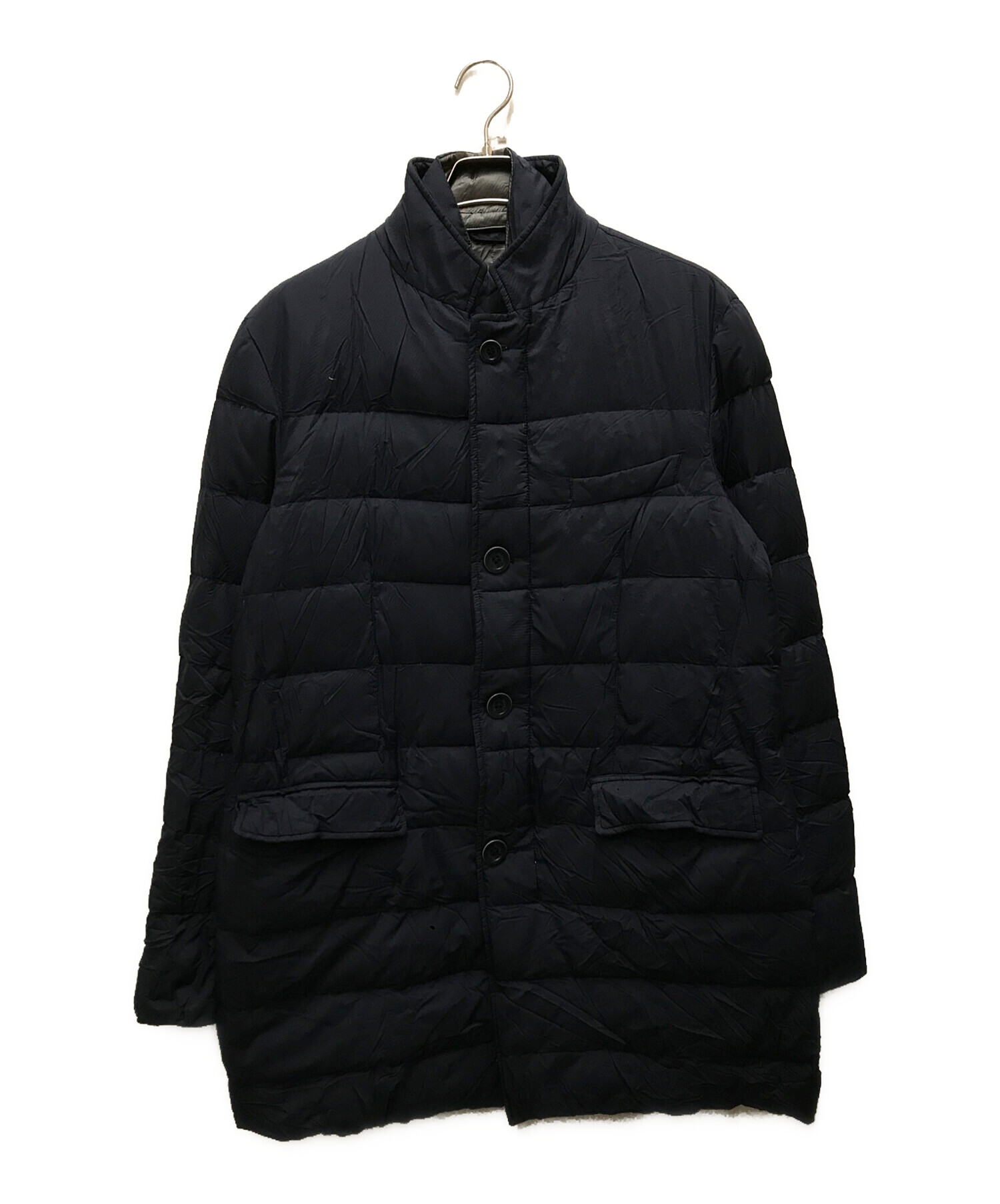 中古・古着通販】HERNO (ヘルノ) ダウンコート ネイビー サイズ:52
