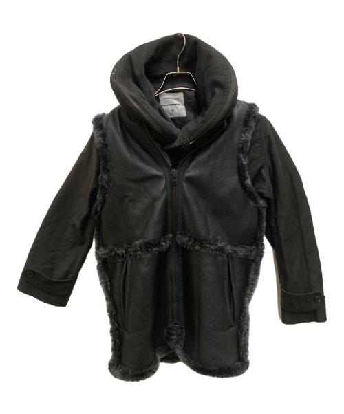 miharayasuhiro ムートンレザージャケット44 中古・古着通販】MIHARA YASUHIRO (ミハラヤスヒロ) レザームートン