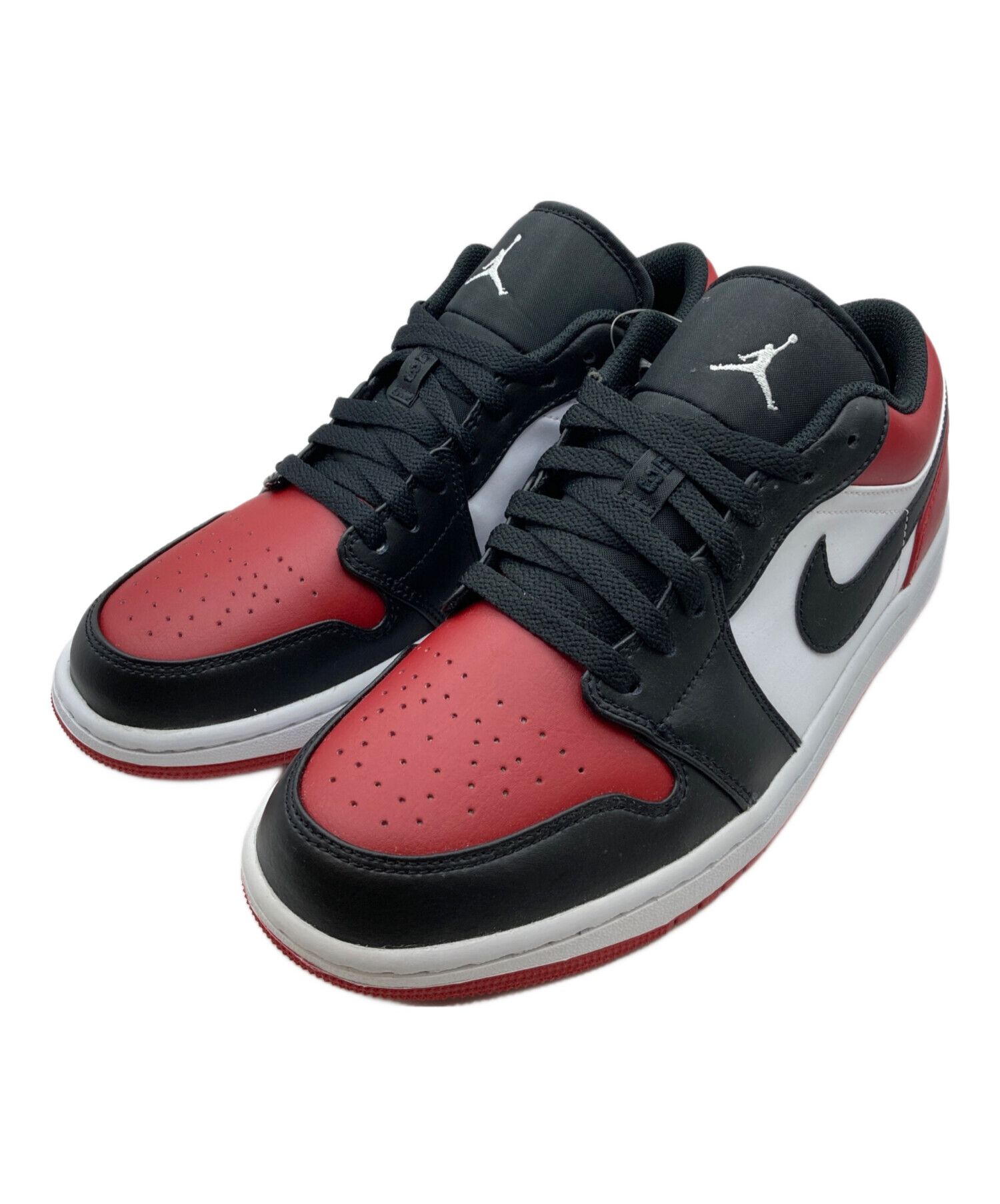 中古・古着通販】NIKE (ナイキ) AIR JORDAN 1 LOW BRED TOE レッド 