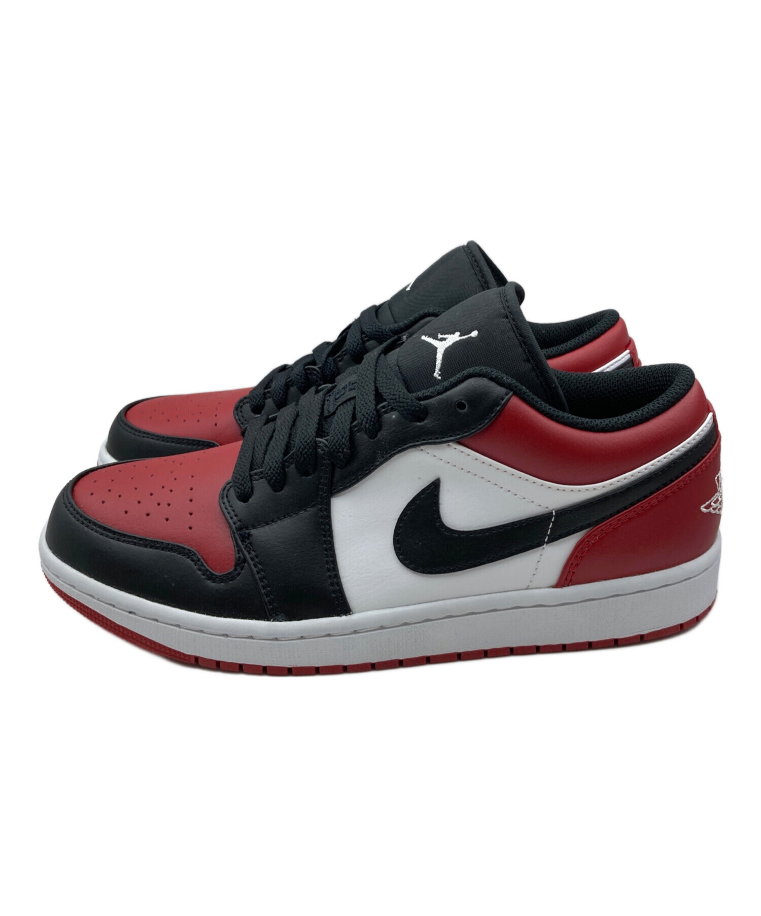 中古・古着通販】NIKE (ナイキ) AIR JORDAN 1 LOW BRED TOE レッド 