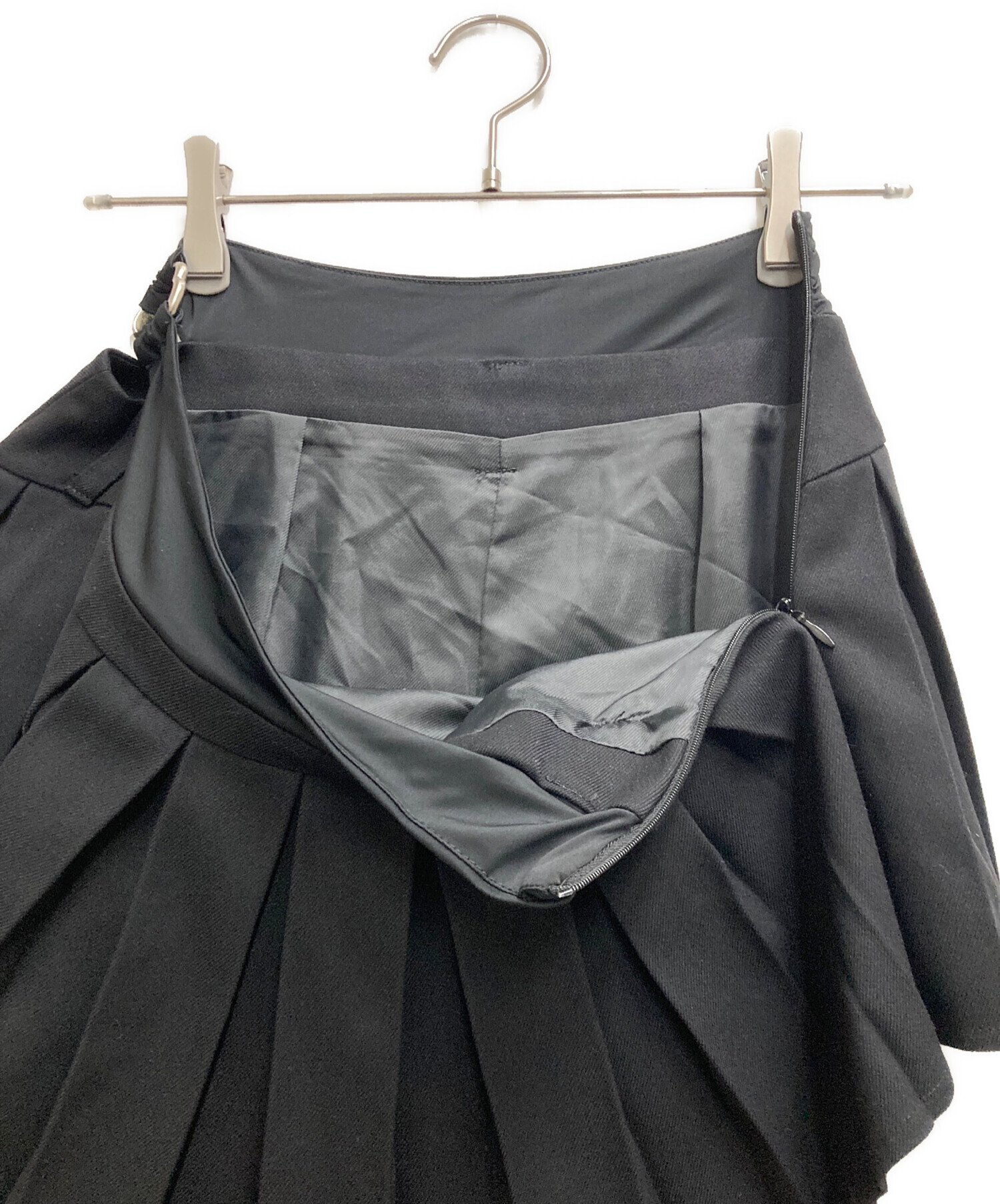 中古・古着通販】THEREDTHREAD (ザレッドスレッド) ring pleats skirt 