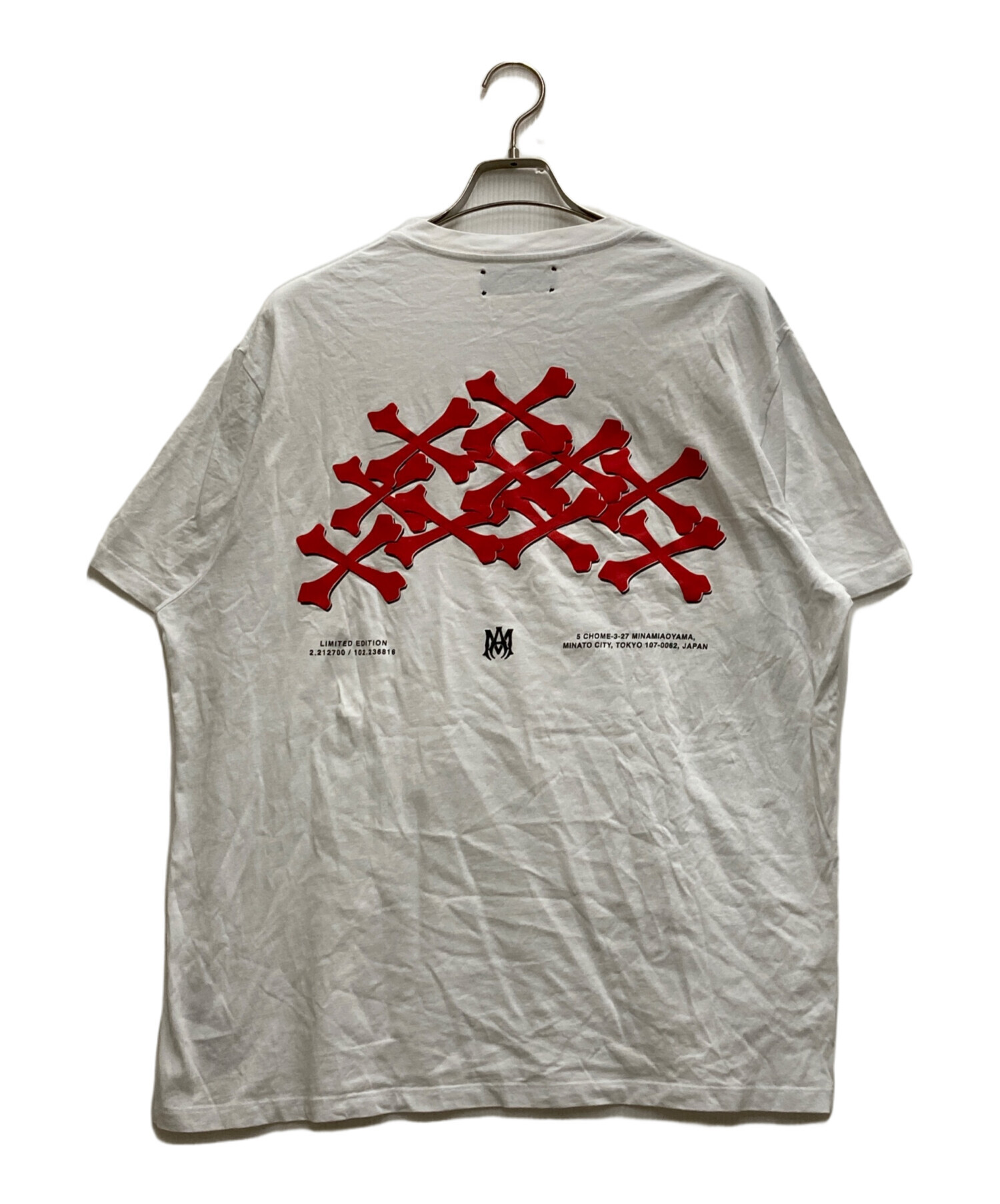 中古・古着通販】AMIRI (アミリ) バックプリントTEE ホワイト サイズ