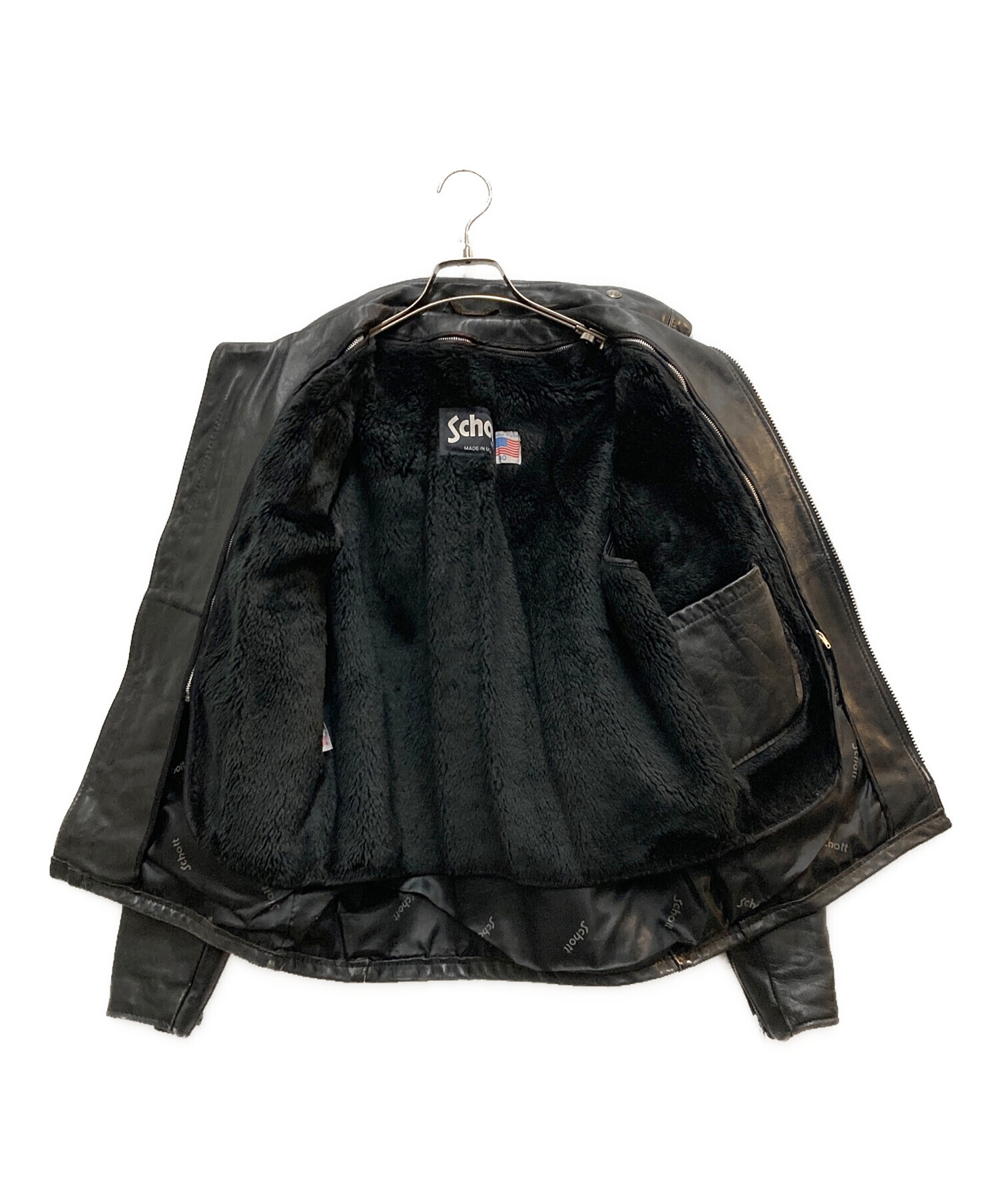 中古・古着通販】Schott (ショット) 641シングルライダースジャケット