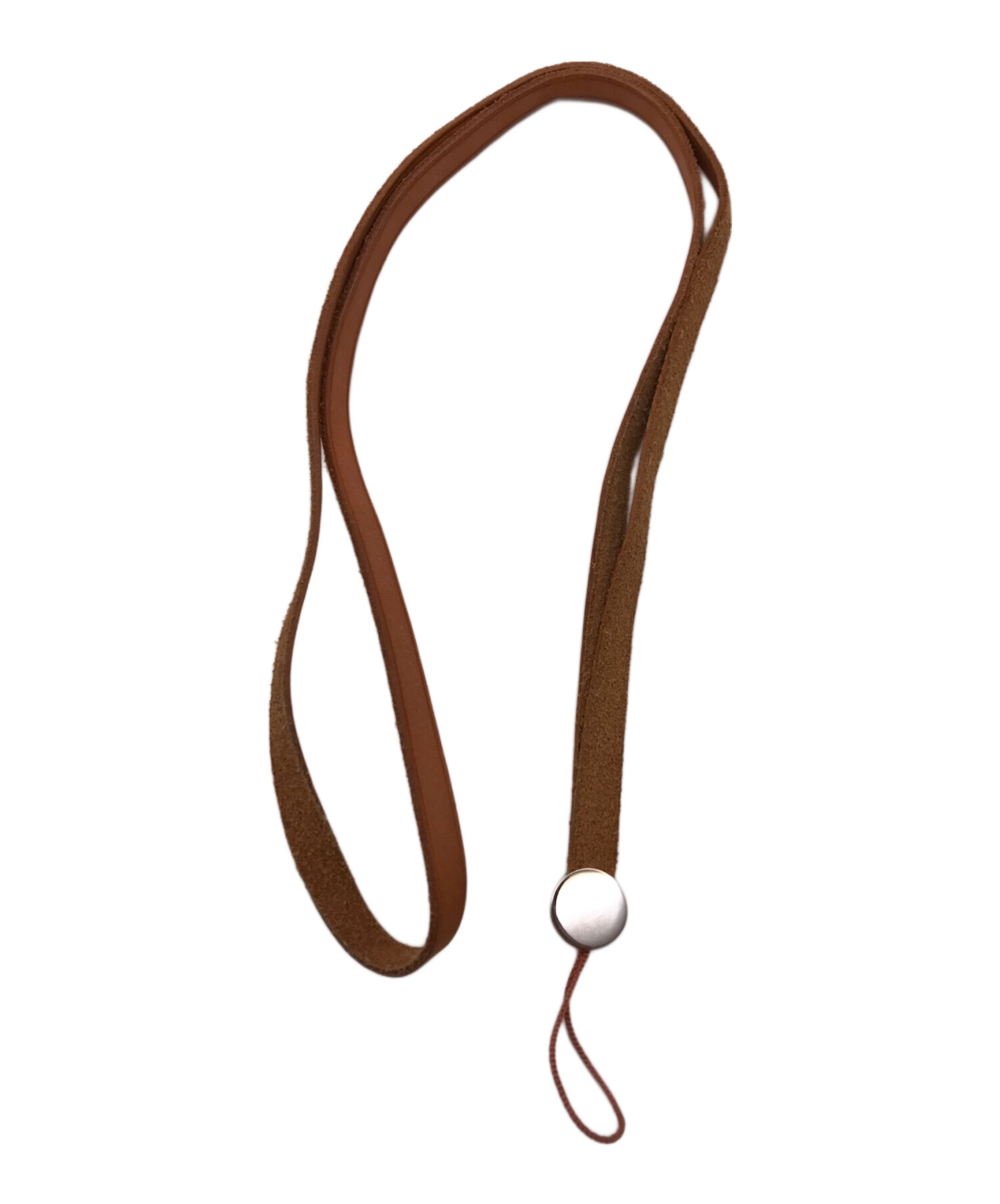 中古・古着通販】HERMES (エルメス) セリエレザーネックストラップ