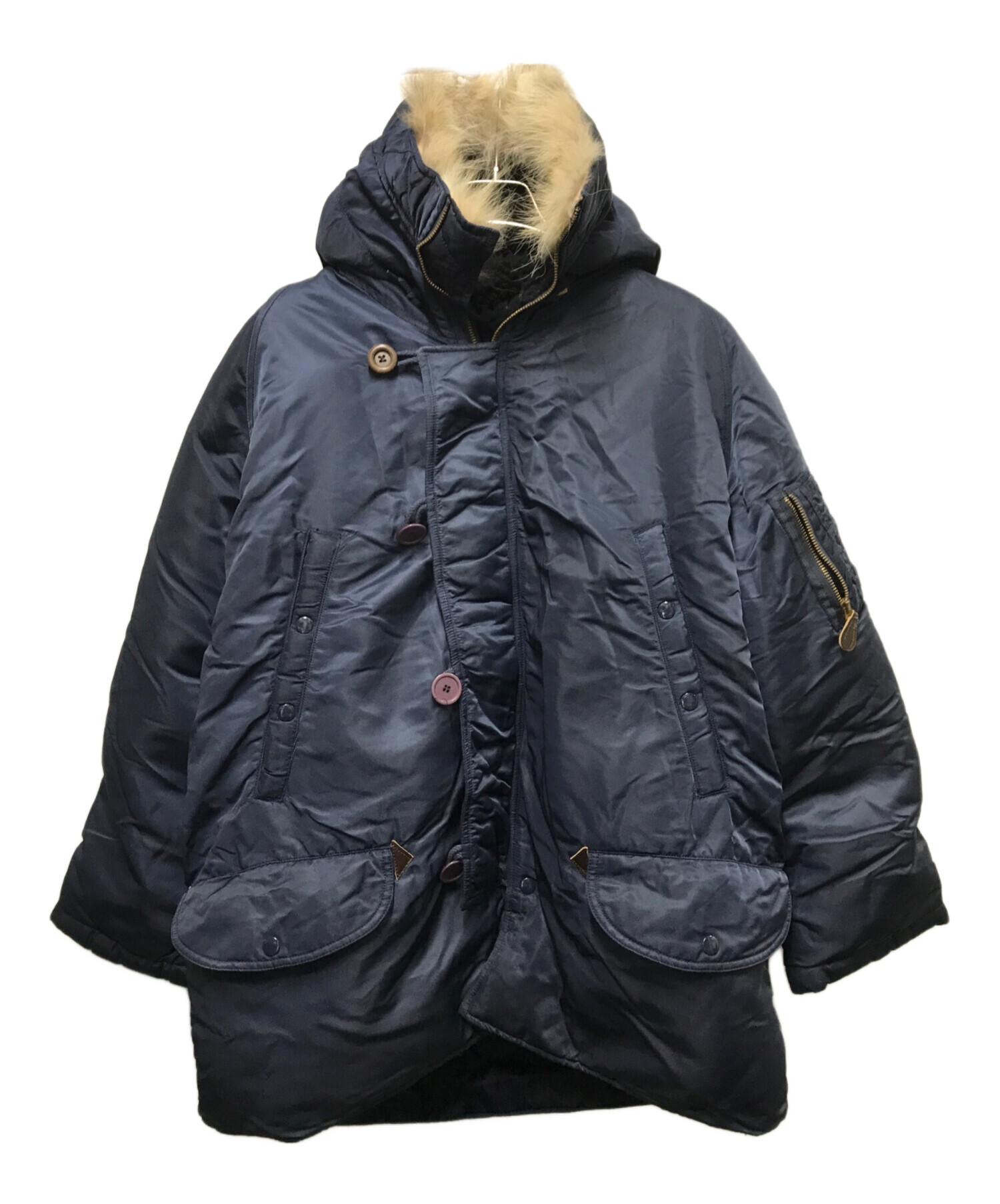 中古・古着通販】HOUSTON (ヒューストン) N-3Bタイプコート ネイビー