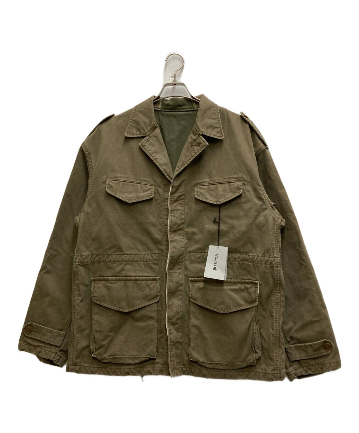 中古・古着通販】Vuja De (ヴジャデ) Scinder Military Jacket カーキ 