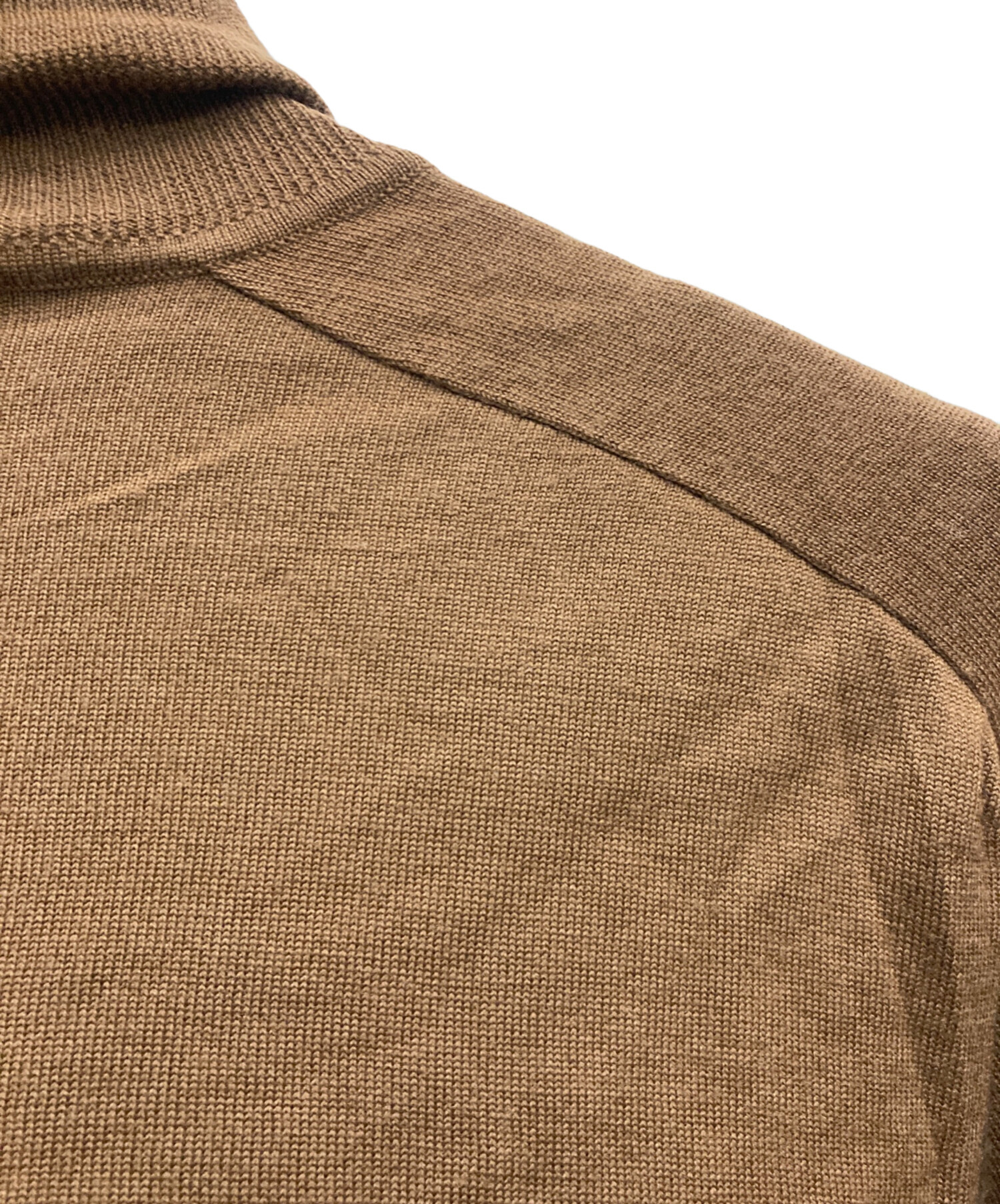 HERMES エルメス スカーフ切替えタートルネックセーター ニット シルク HERMES エルメス スカーフ切替えタートルネックセーター ニット シルク