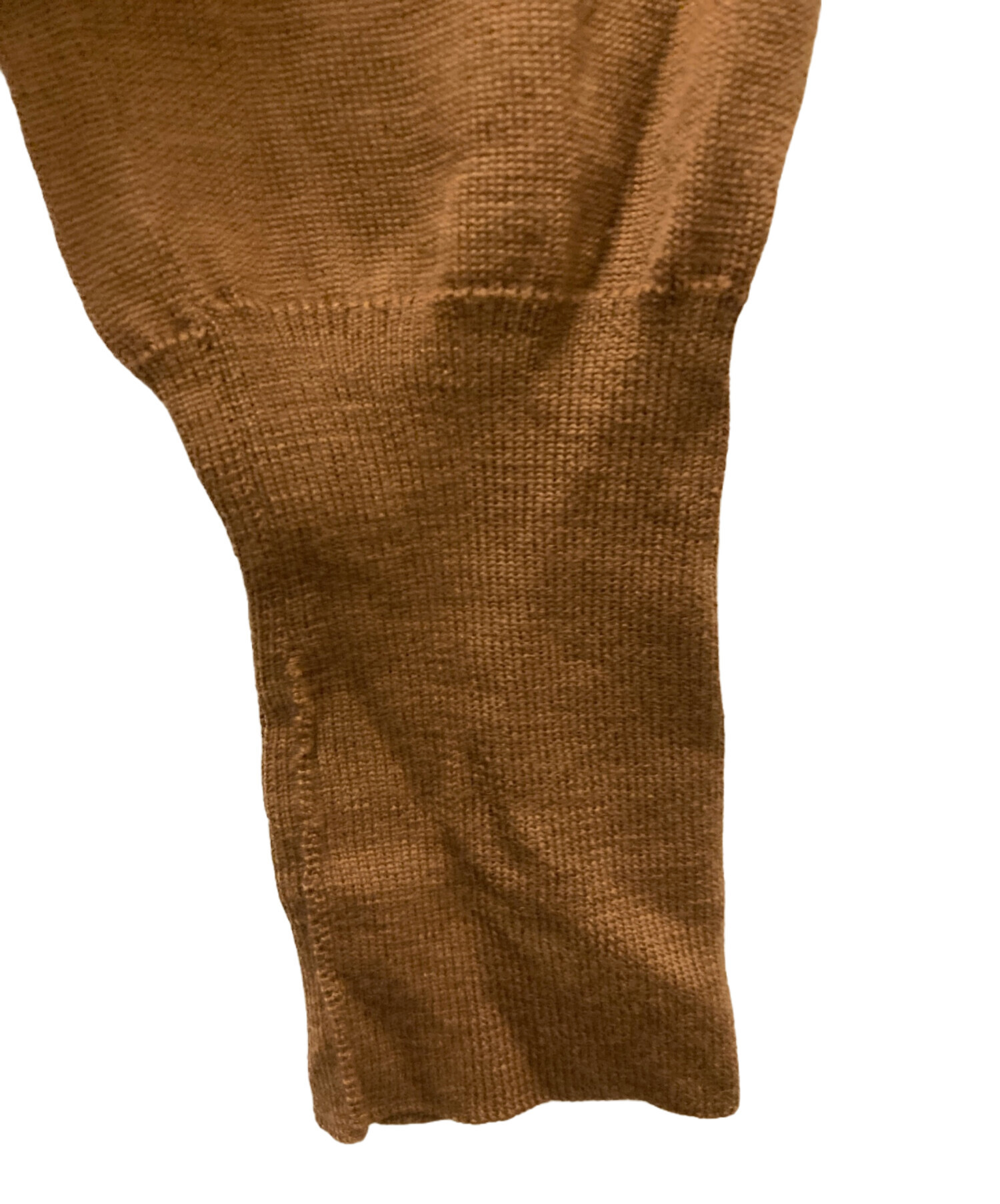 中古・古着通販】HERMES (エルメス) 90's スカーフ切替ニット ブラウン