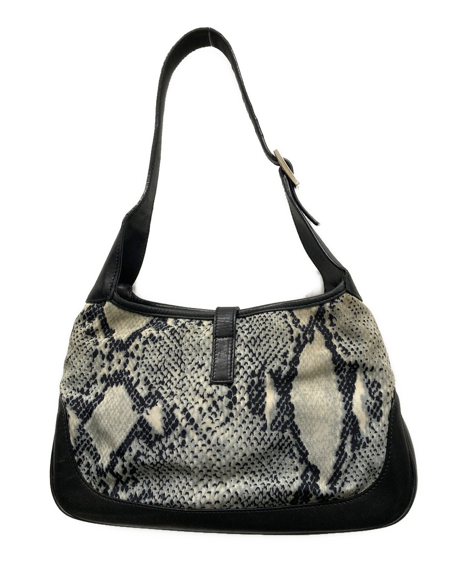 中古・古着通販】GUCCI (グッチ) ジャッキーラインパイソンバッグ 中古・古着通販】GUCCI (グッチ) ジャッキーラインパイソンバッグ