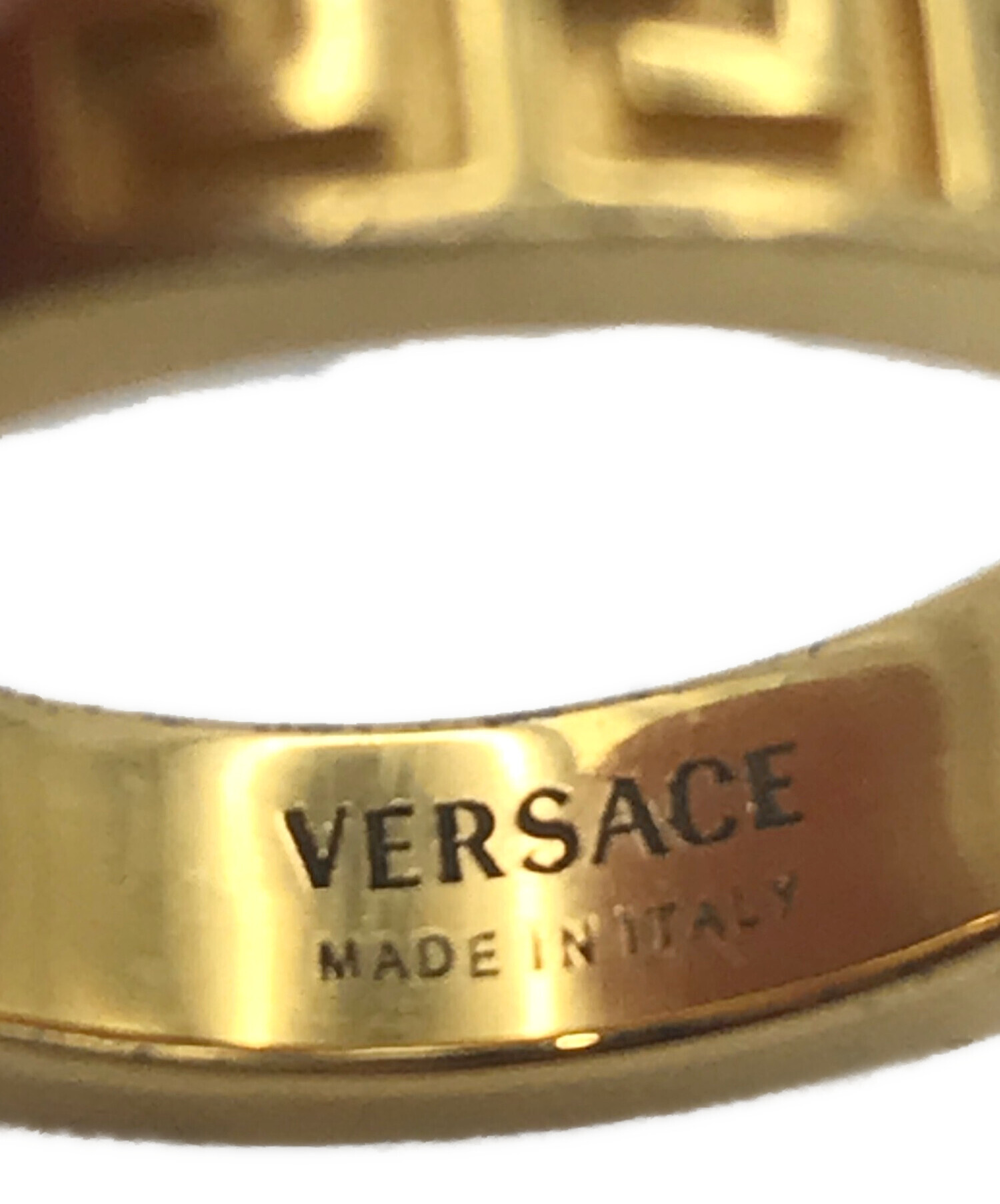 中古・古着通販】VERSACE (ヴェルサーチェ) グリークリング ゴールド