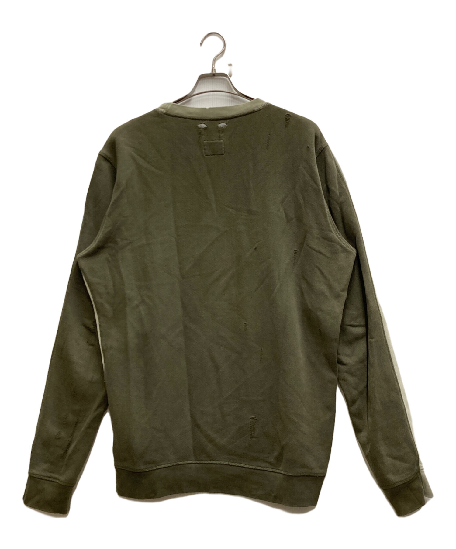 中古・古着通販】DIESEL (ディーゼル) ダメージ加工スウェット 