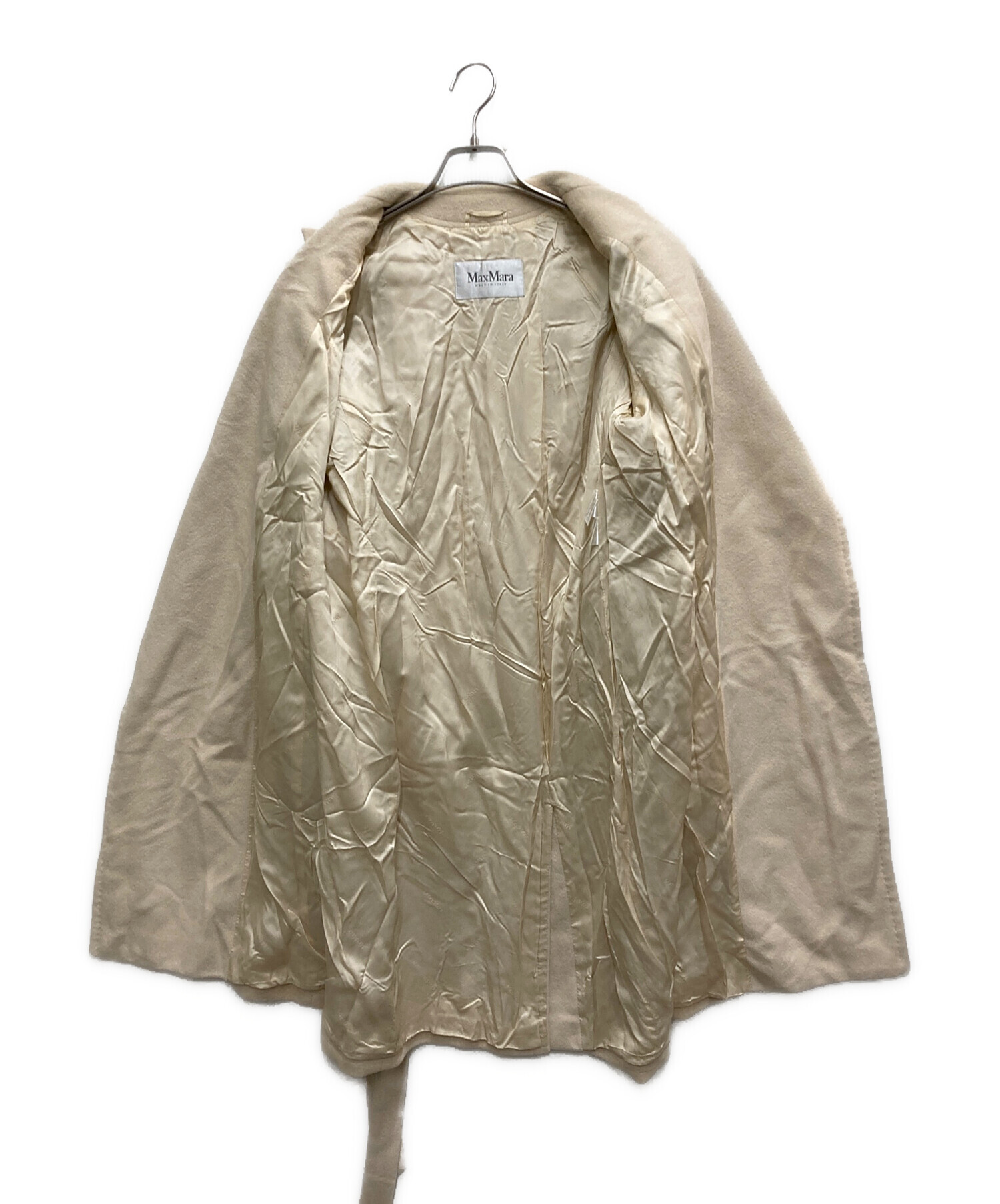 中古・古着通販】MaxMara (マックスマーラ) アンゴラ混ベルテッド