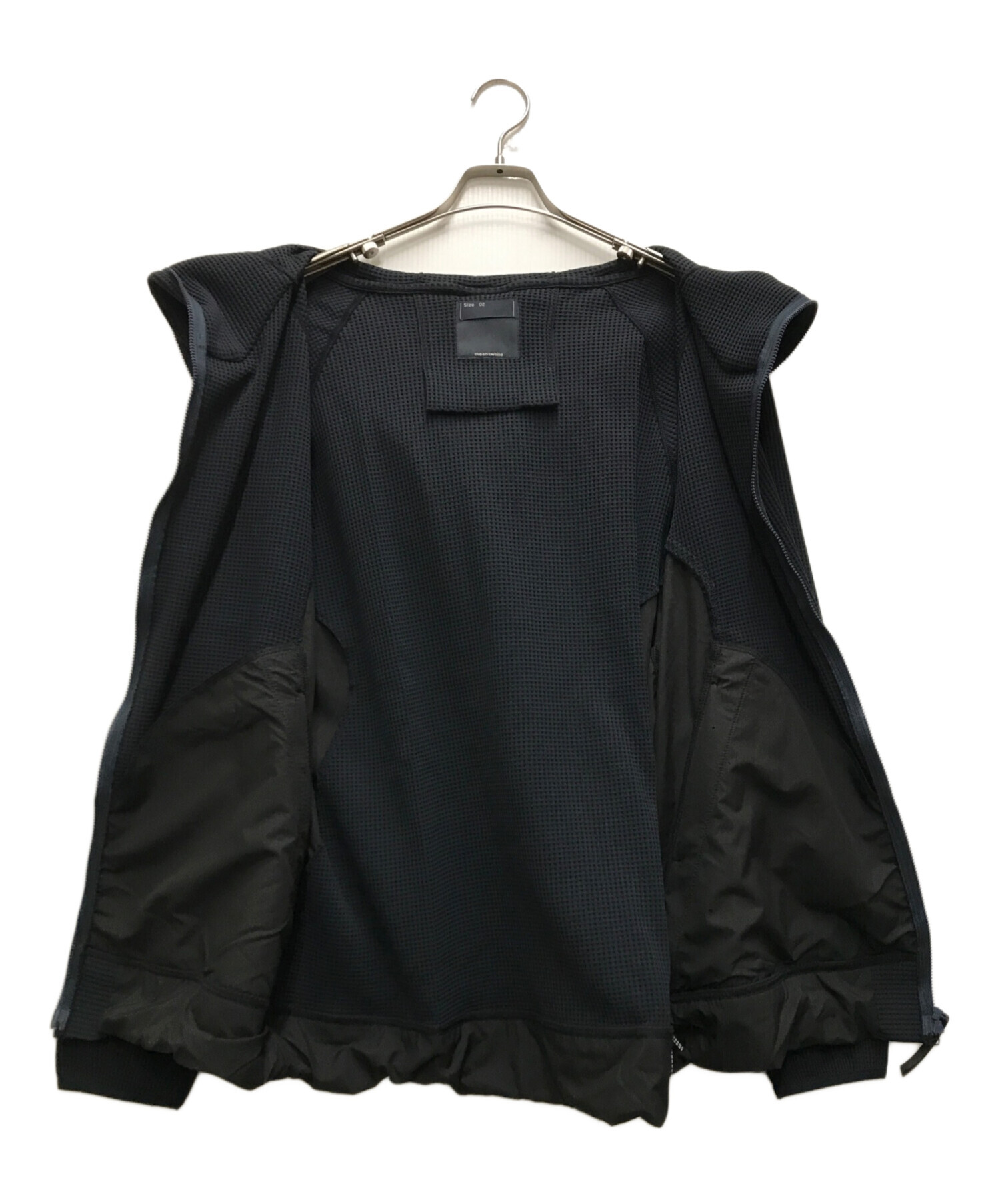 中古・古着通販】meanswhile (ミーンズワイル) Solotex Waffle Hoodie 
