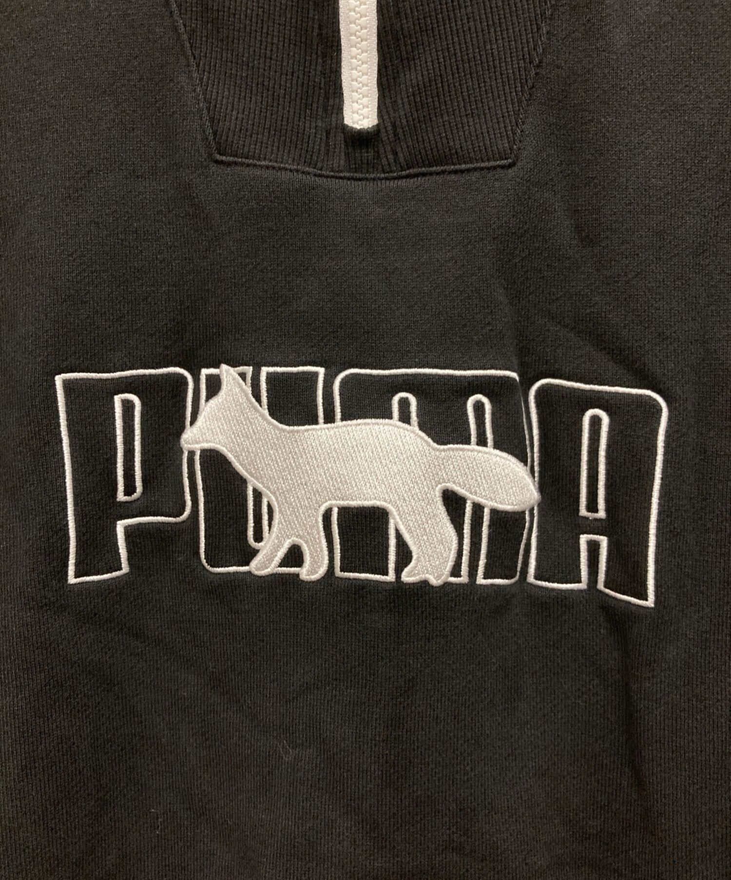 PUMA x Maison Kitsune ハーフジップスウェット メゾンキツネ 中古・古着通販】PUMA (プーマ) maison kitsune (メゾンキツネ
