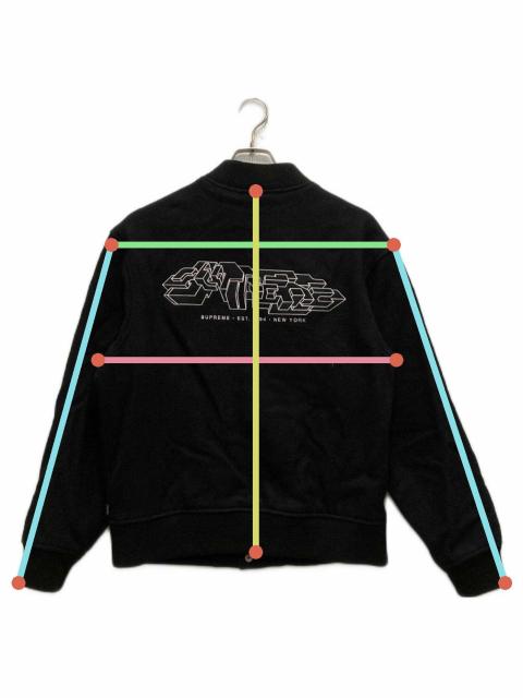 中古・古着通販】SUPREME (シュプリーム) DELTA LOGO VARSITY JACKET