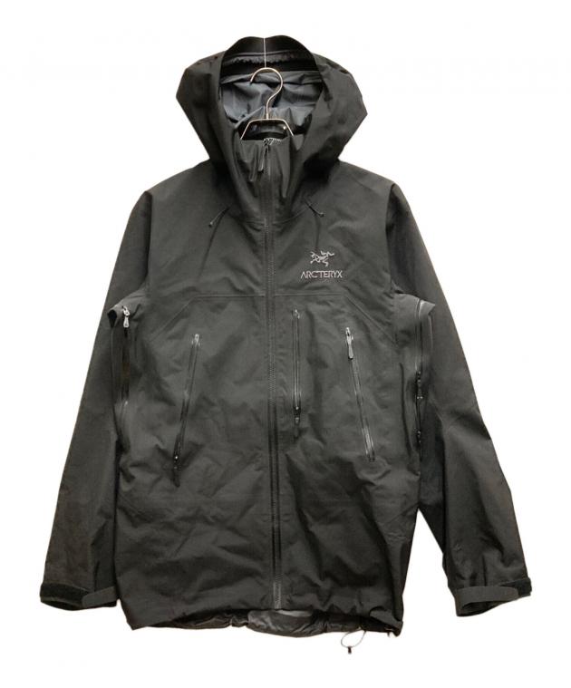 ARC'TERYX ブラックナイロンジャケット BETA SV ARC'TERYX アークテリクス BETA SV JACKET ベータSV ロゴ刺繍ナイロン