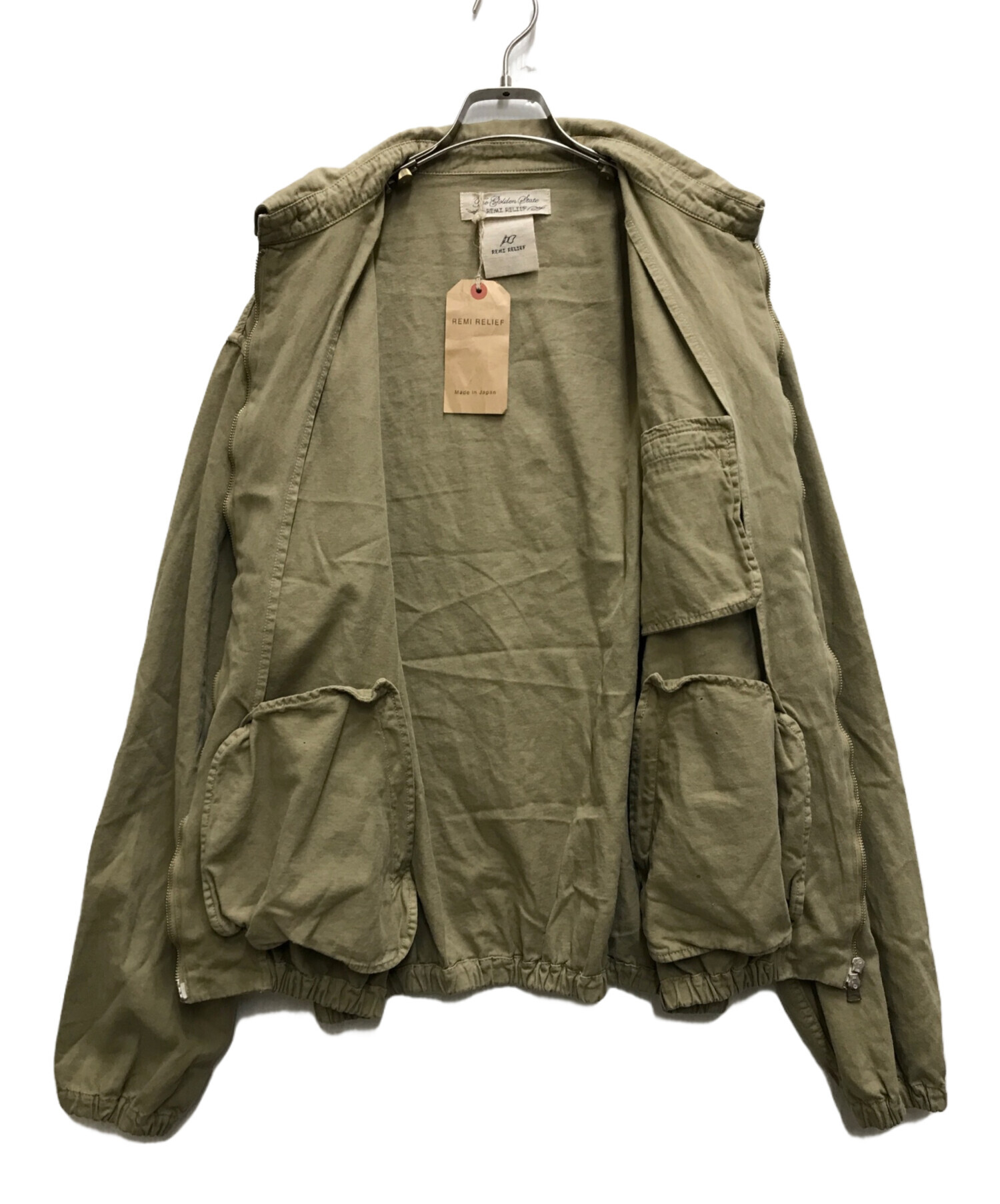 中古・古着通販】REMI RELIEF (レミレリーフ) ギャバスウィングトップ
