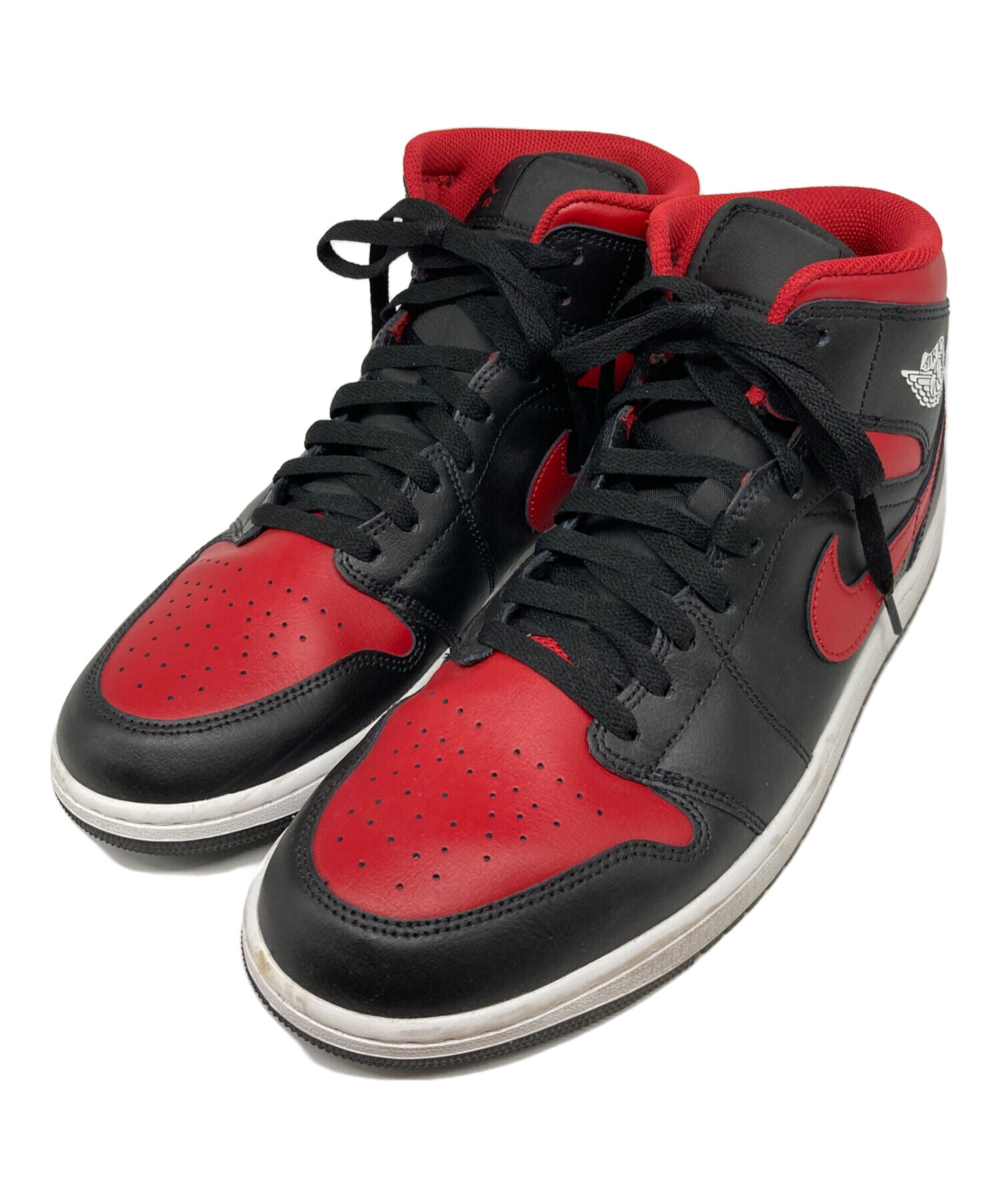中古・古着通販】NIKE (ナイキ) Air Jordan 1 Mid Bred ブラック 