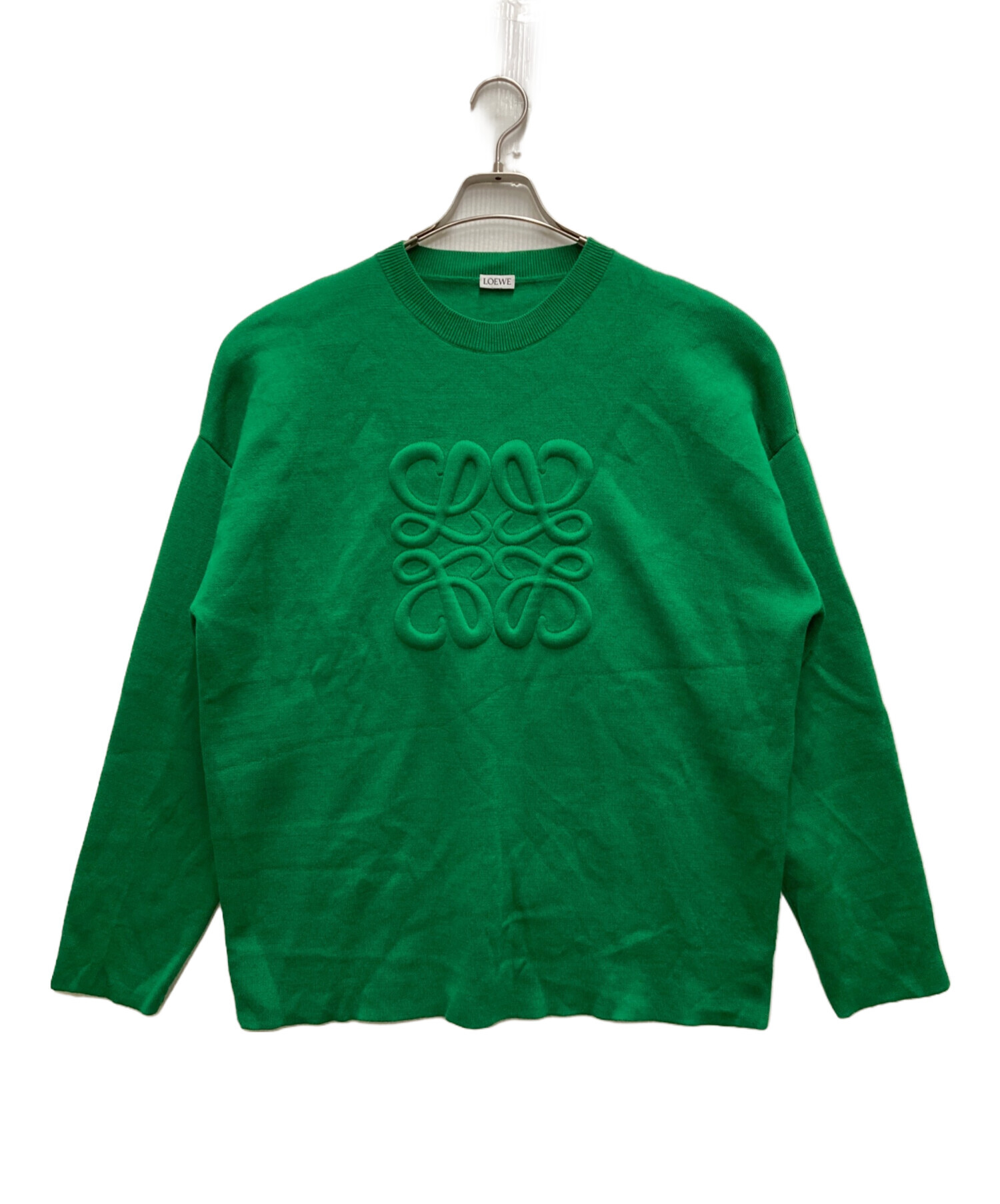 中古・古着通販】LOEWE (ロエベ) アナグラムセーター グリーン サイズ
